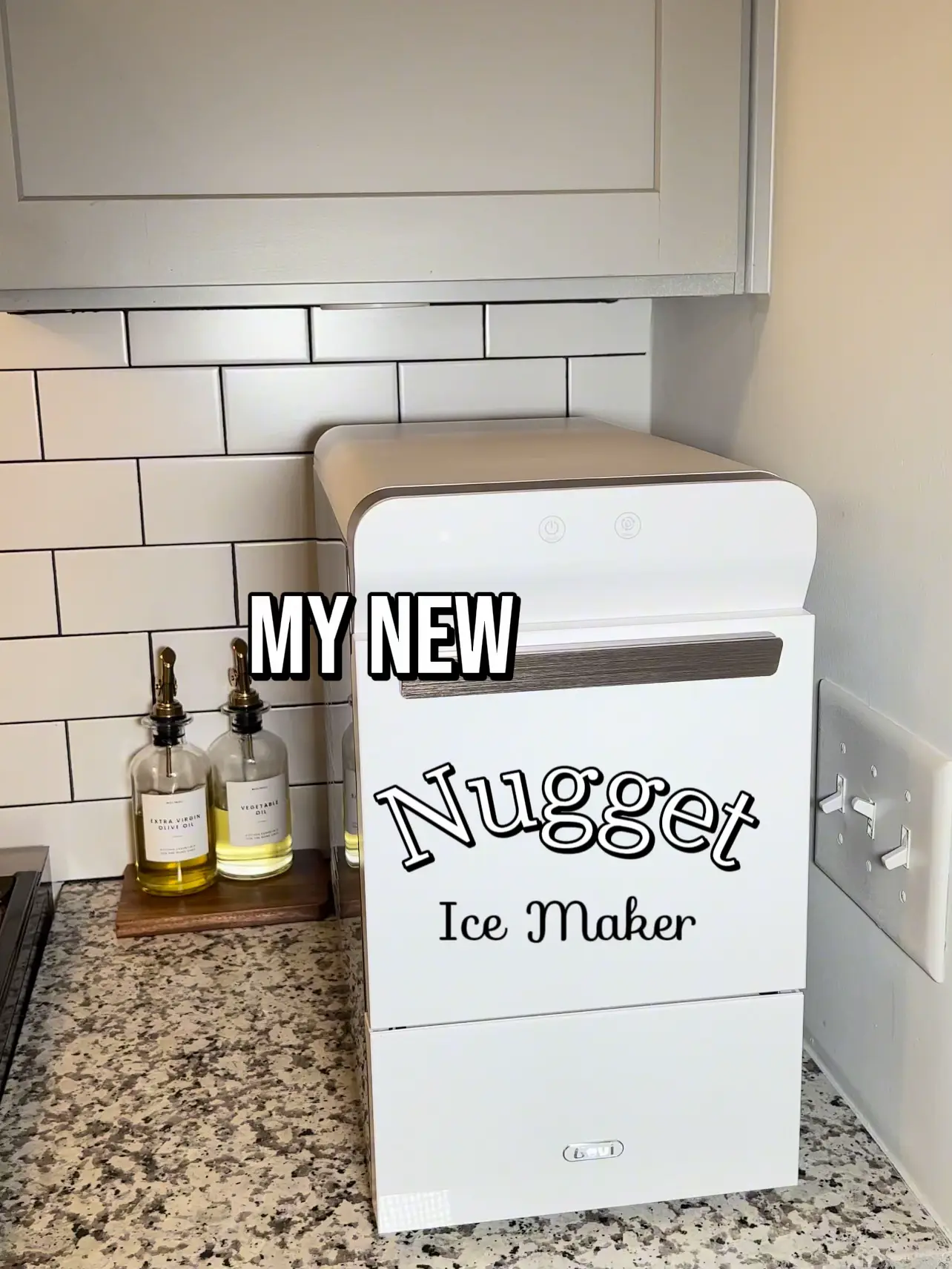18'' Nugget Ice Countertop Ice Maker – Euhomy