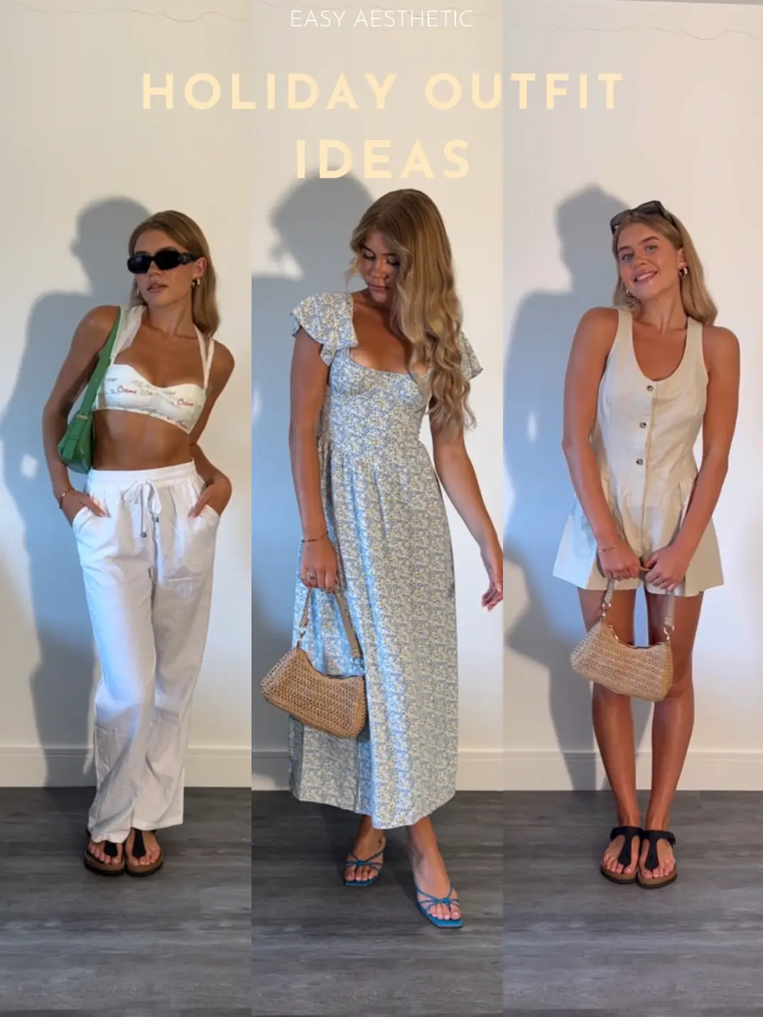 Summer holiday outfit ideas
