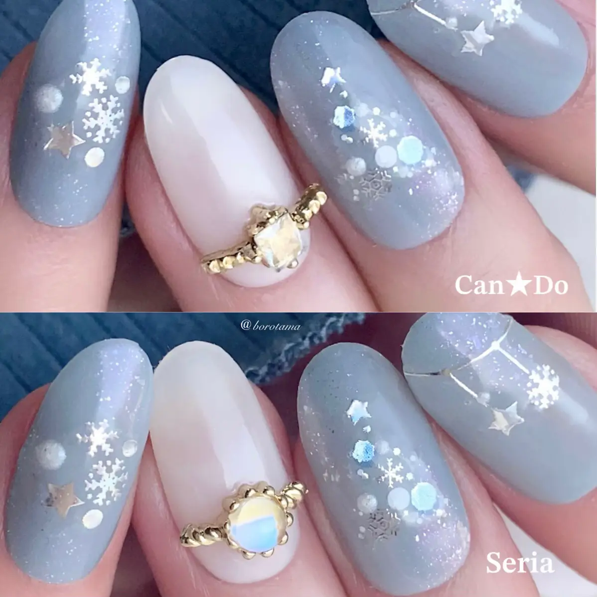 ❄ブルベさん向け！簡単冬ネイルHow to付き❄ | borotamaが投稿した