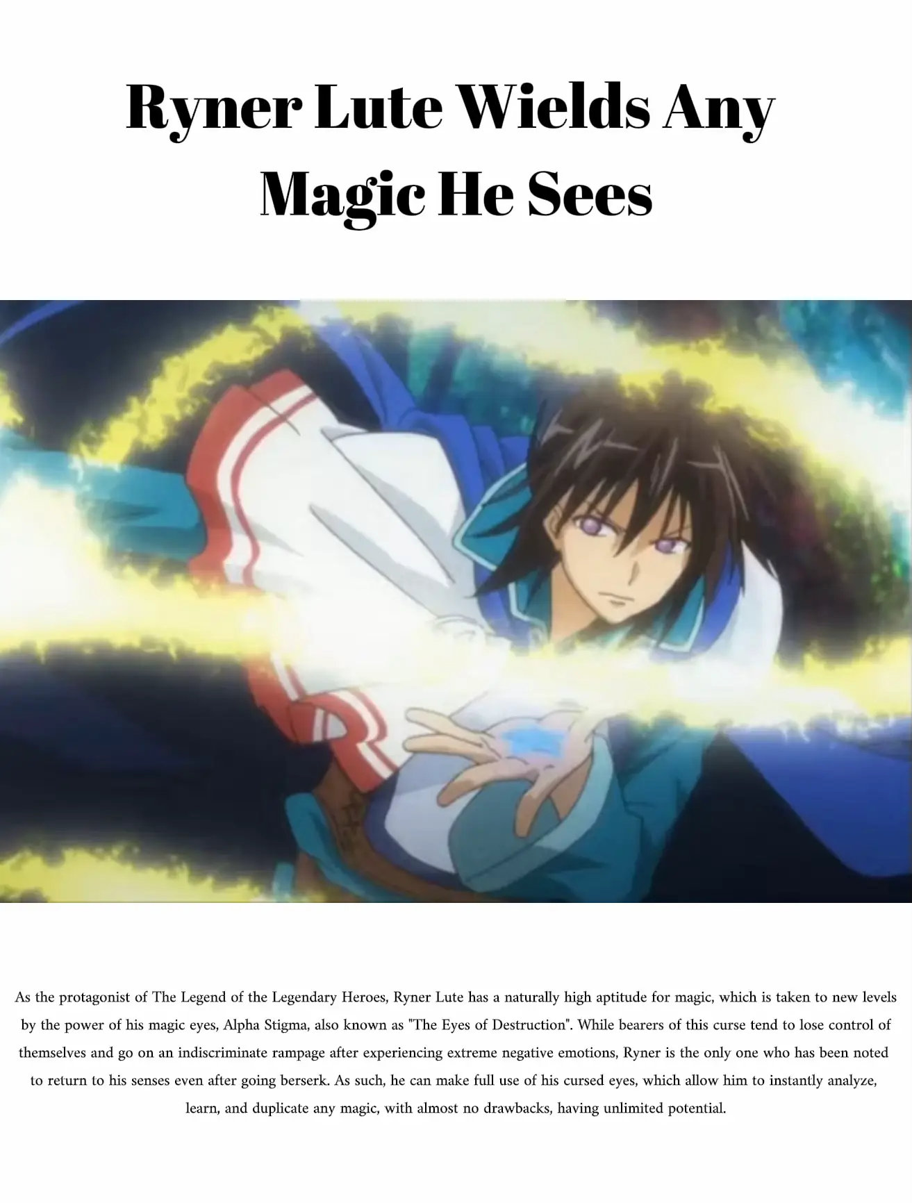 Who are your favorite Powerful Anime Mages? | Gallery posted by Lily Brown  | Lemon8