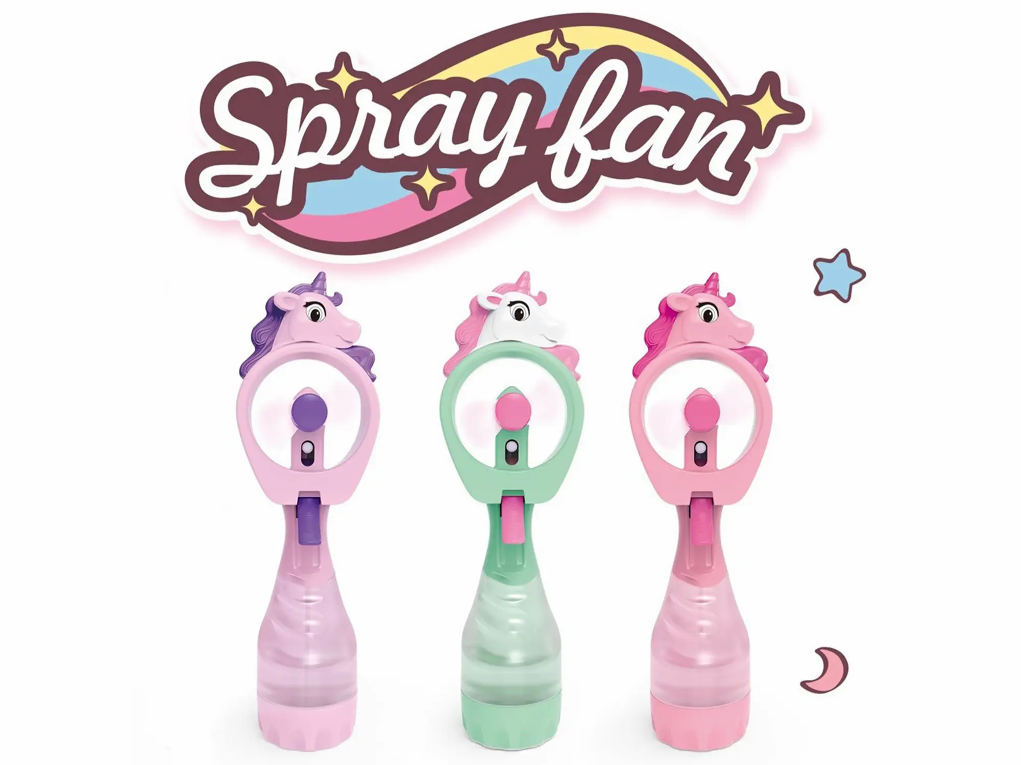 Unicorn Handheld Water Misting Fan Video published by MITAOSLIM Lemon8