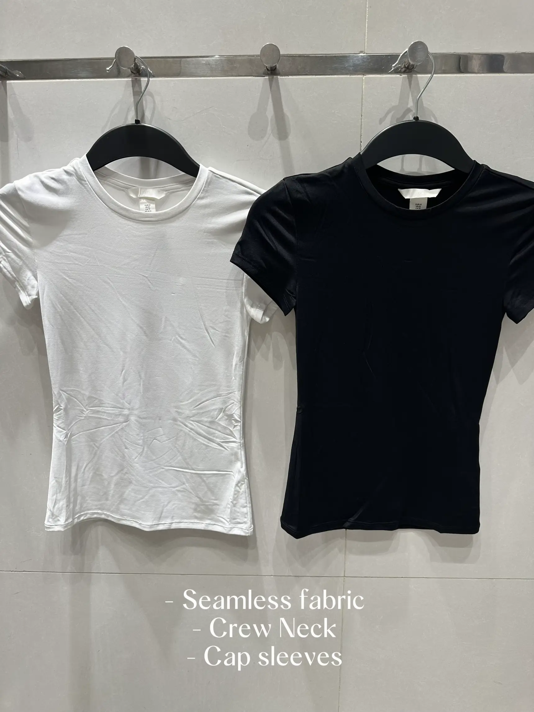 The best Skims Dupe! These H&M fitted Tees fit exactly like the Skims