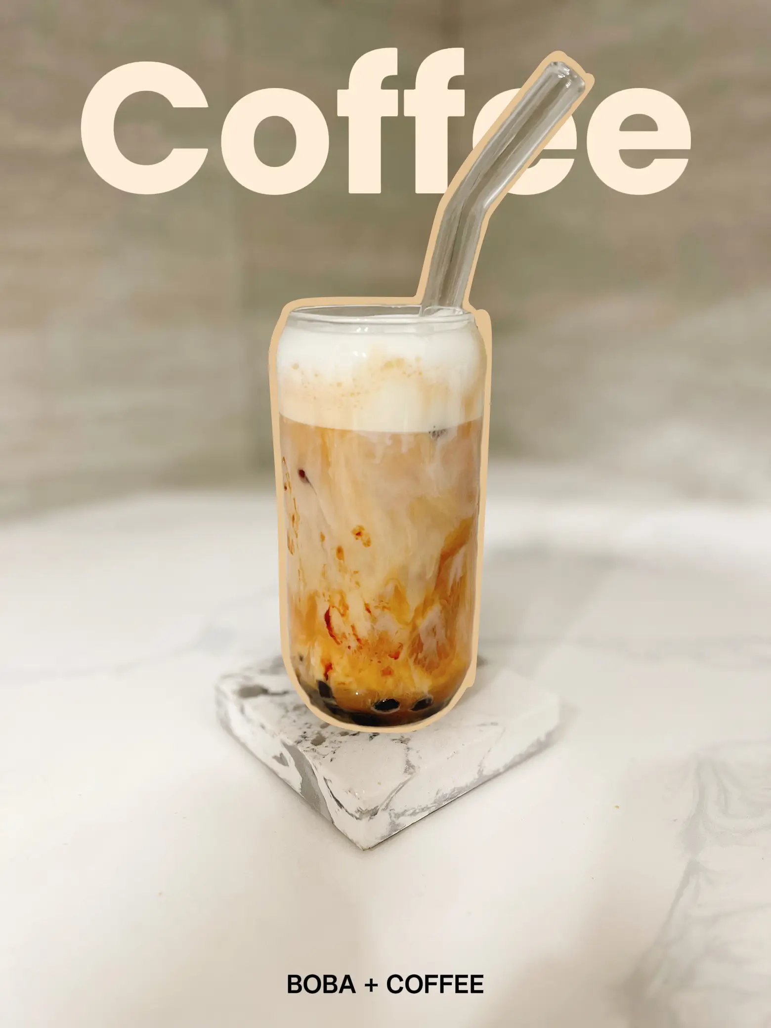 Iced caramel latte with cold foam on top : r/nespresso