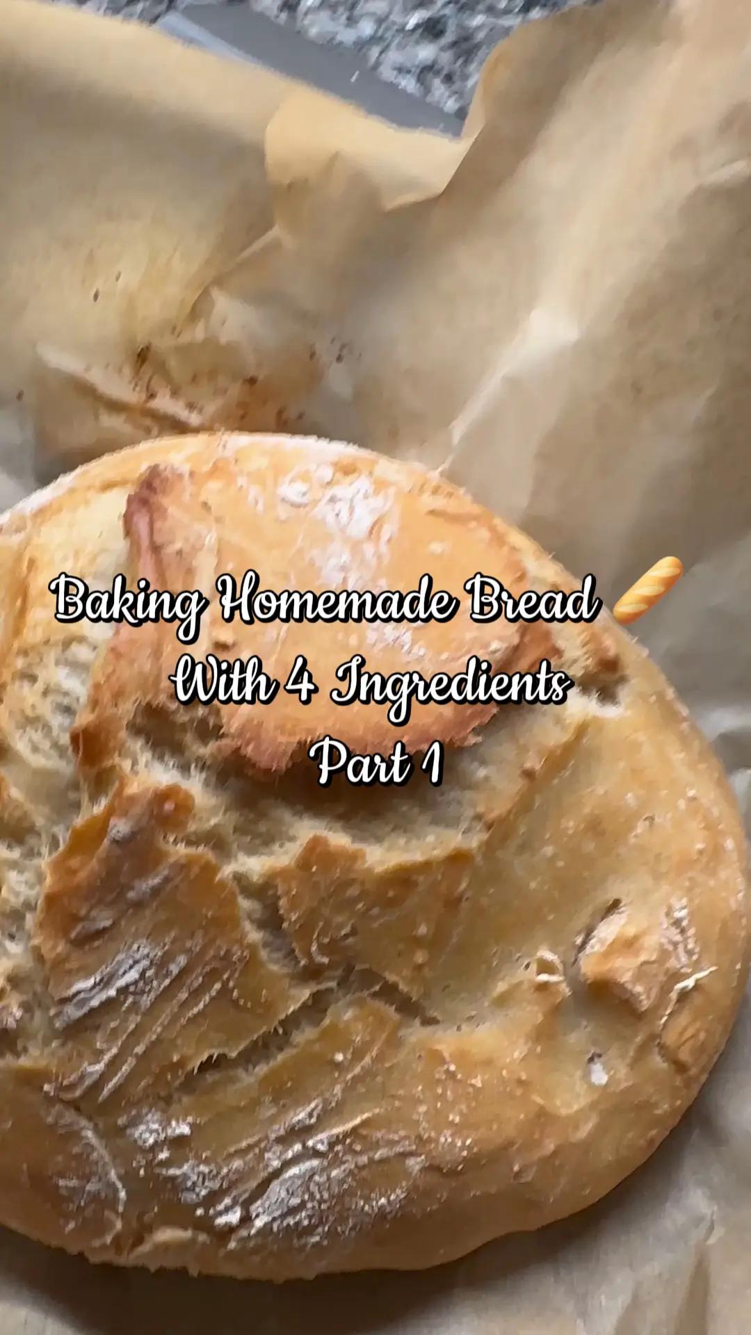 4 Ingredient EASY Bread, Recipe