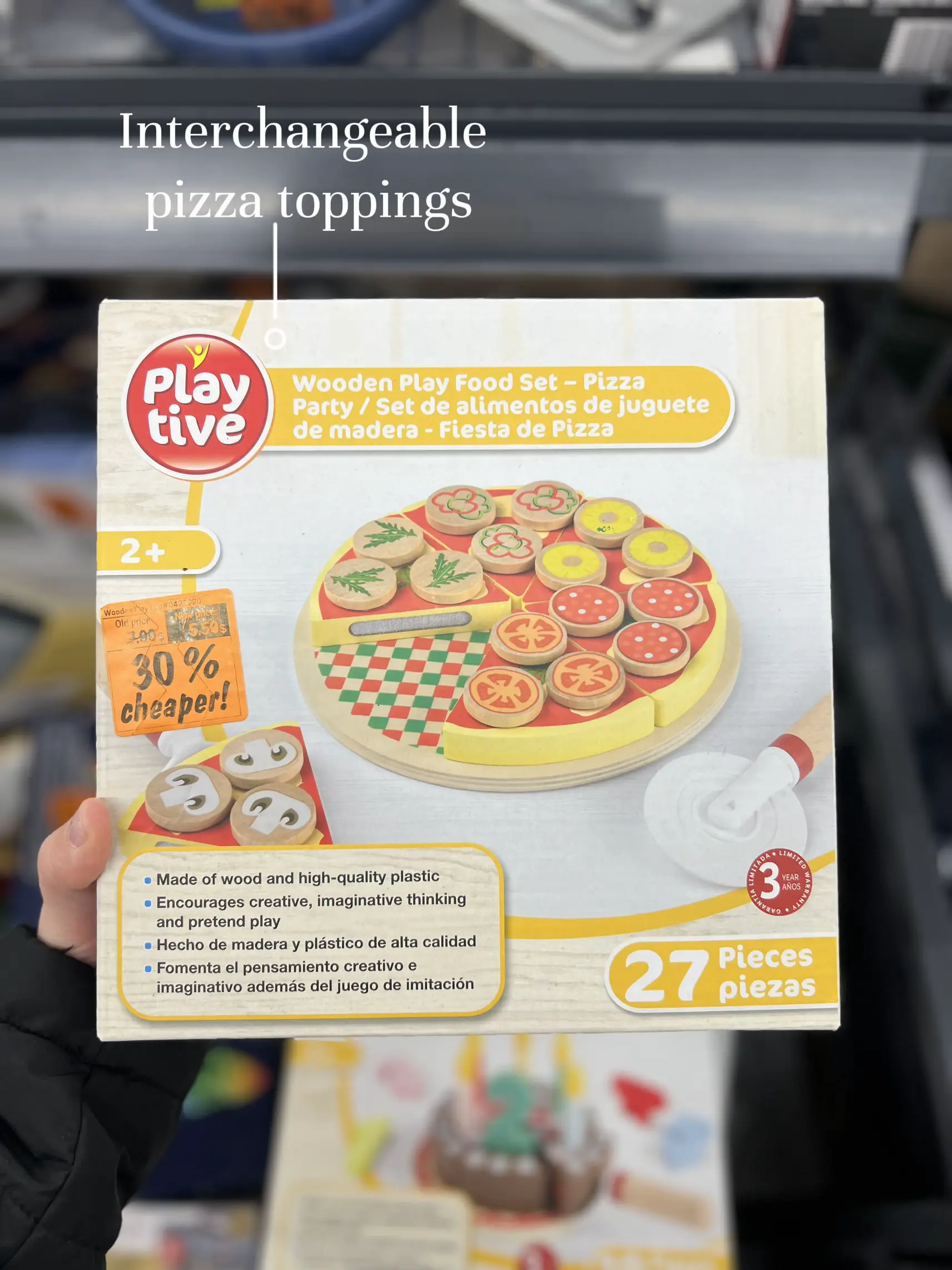 Pizza madera juguete discount lidl