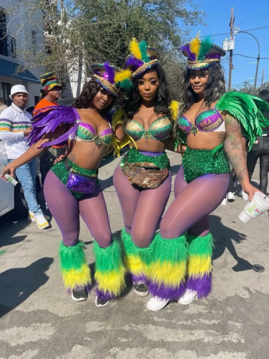 Mardi Gras Leggings for Women Mardi Gras Outfit for Women Color