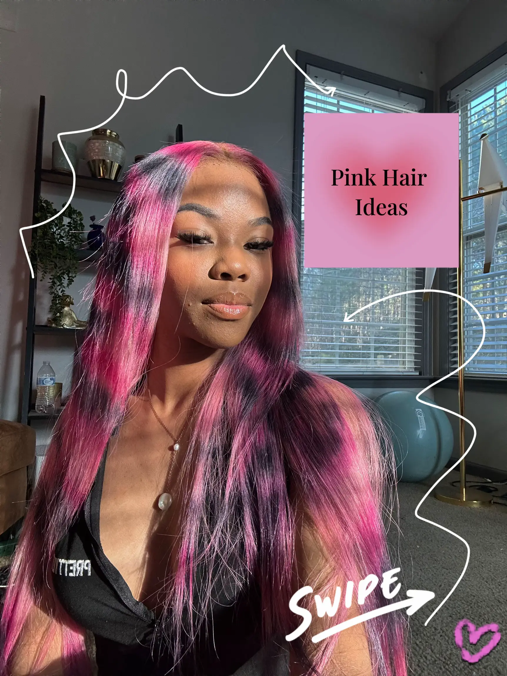 🎀🎀🎀 #pink #pinkhair #haircolor #hair #beauty #fashion #style