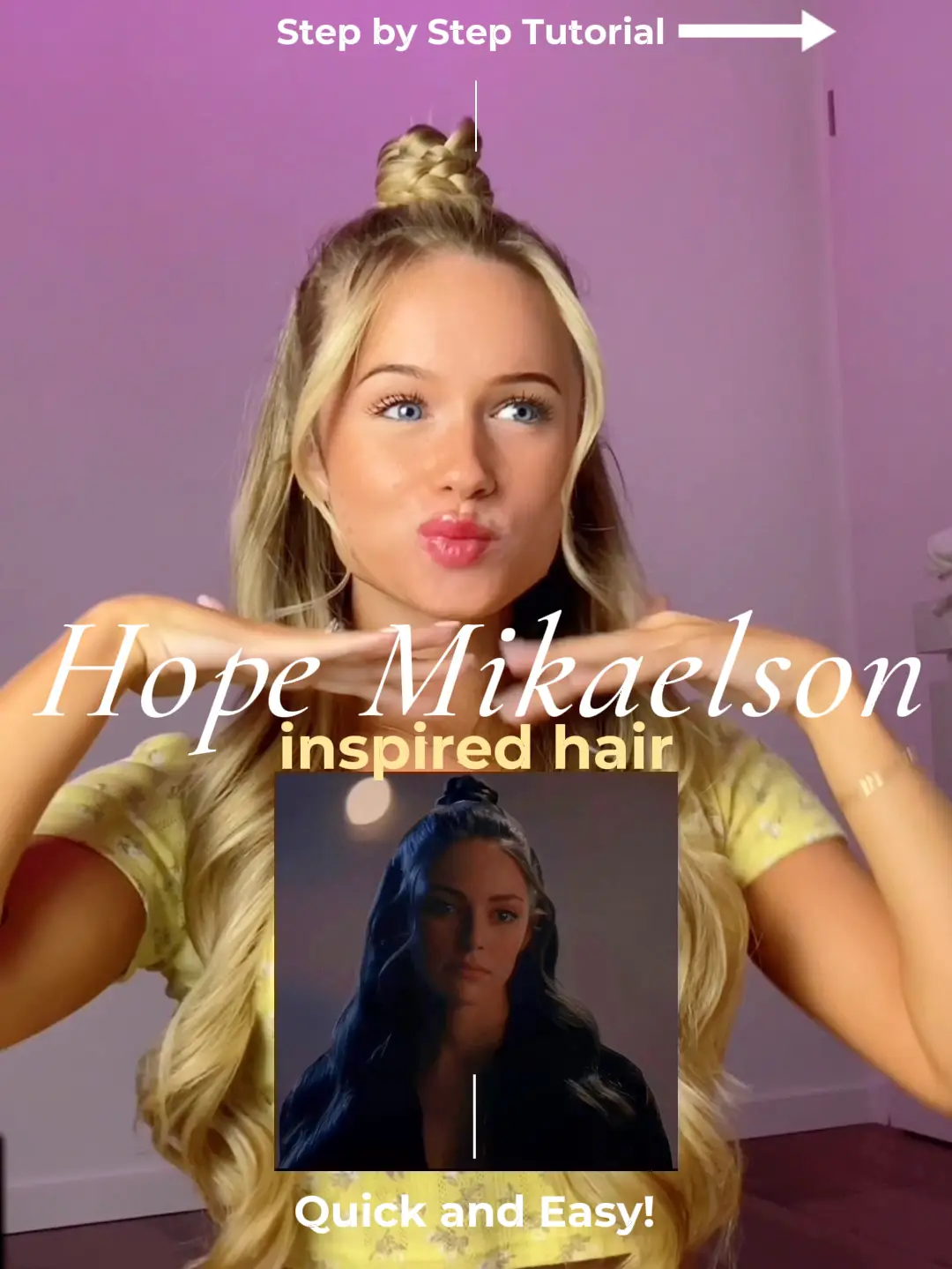 Hope Mikaelson inspired hair🖤 (from Legacies)