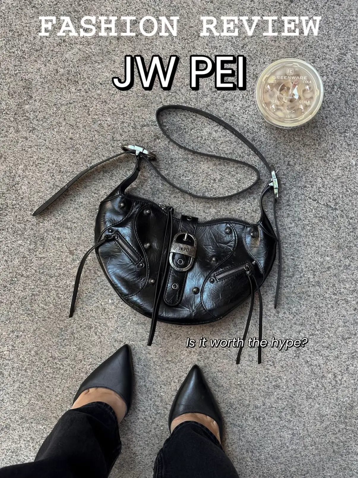 NWT JW PEI Cream Vegan Leather Gabbi Bag