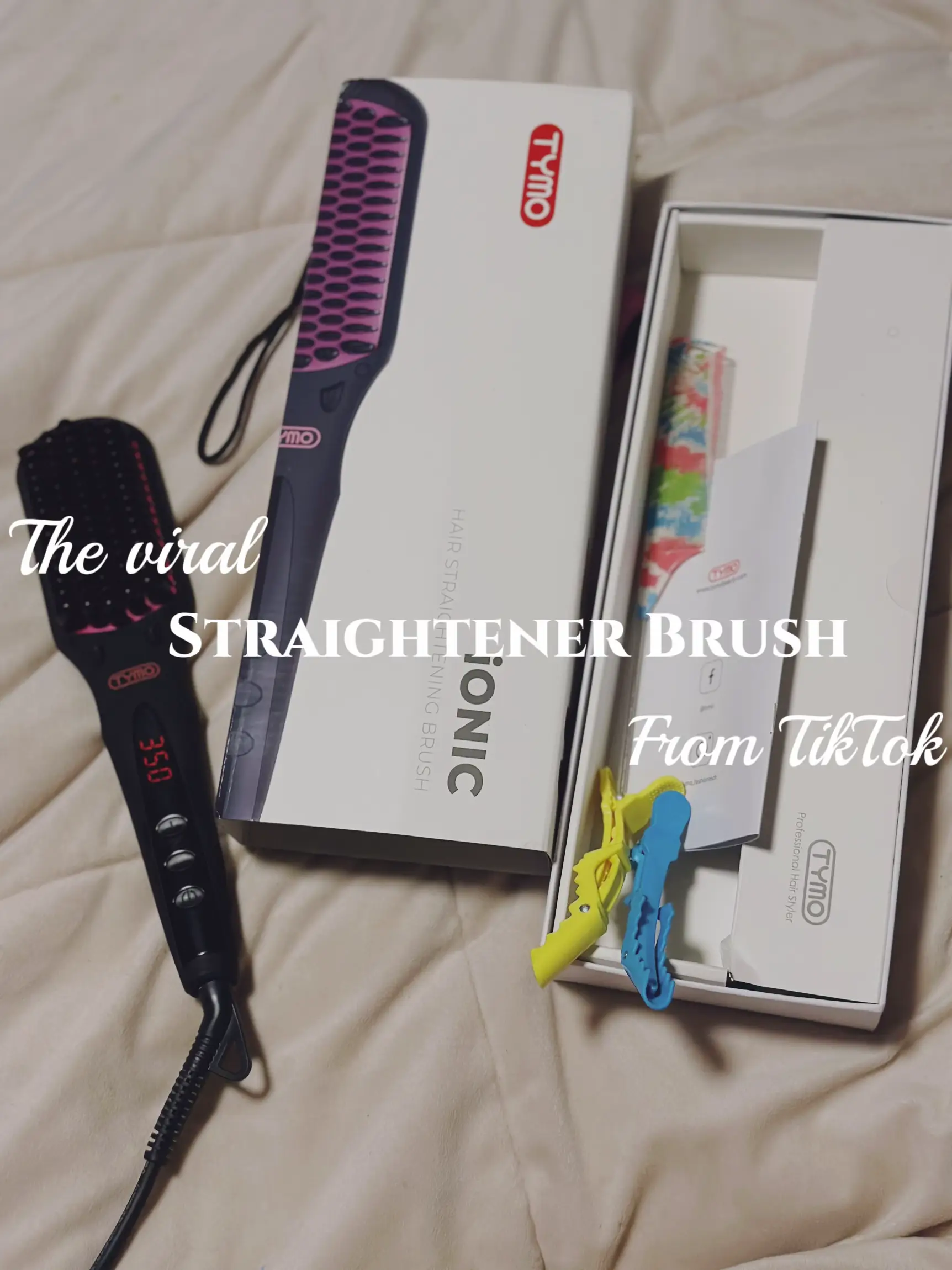 TYMO RING PLUS• Never using another hair straightener again🤩🫶🏻 #ty, tymo straightener brush