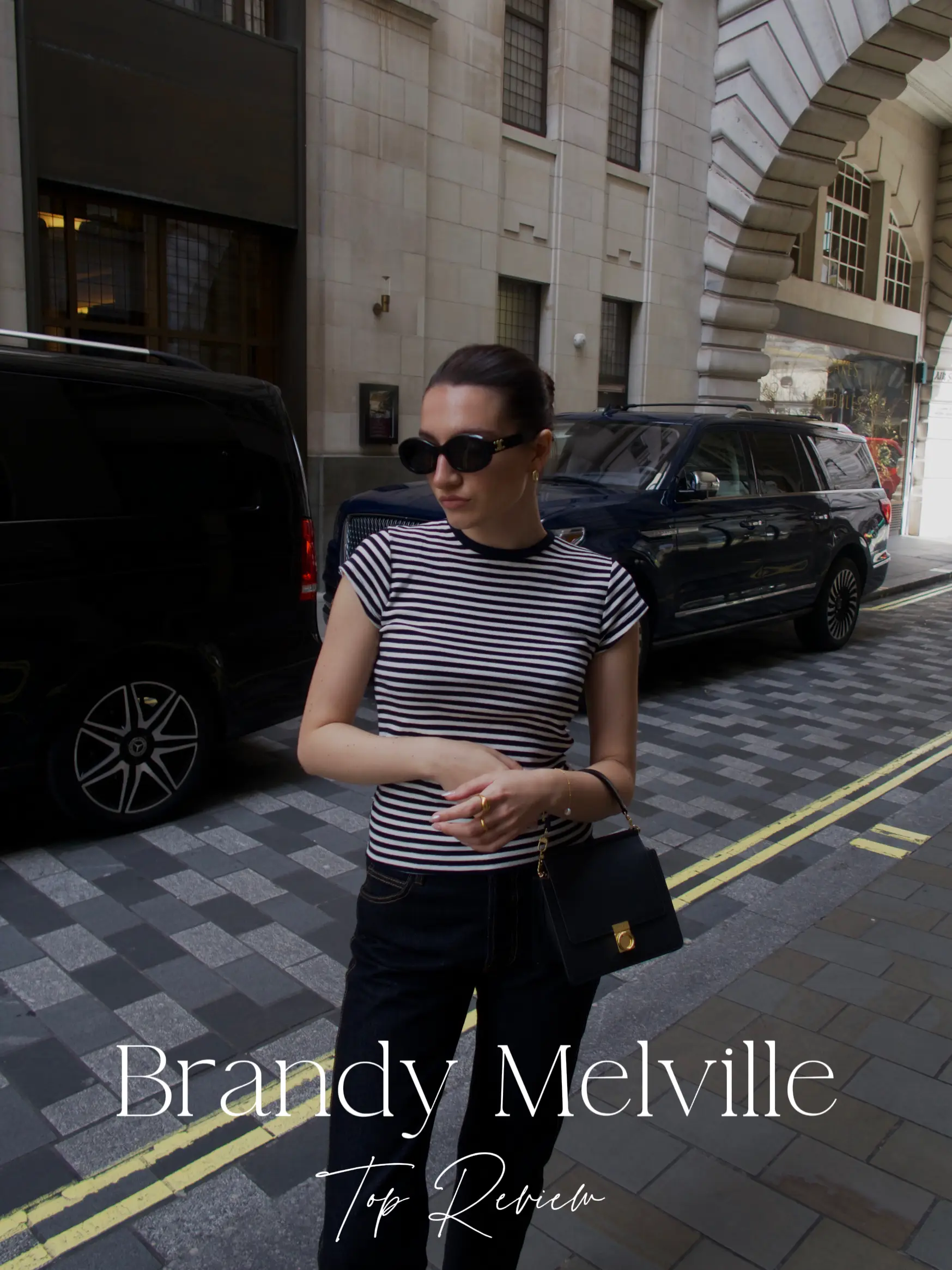 Brandy Melville, Tops, Brandy Melville Striped Long Sleeve Top