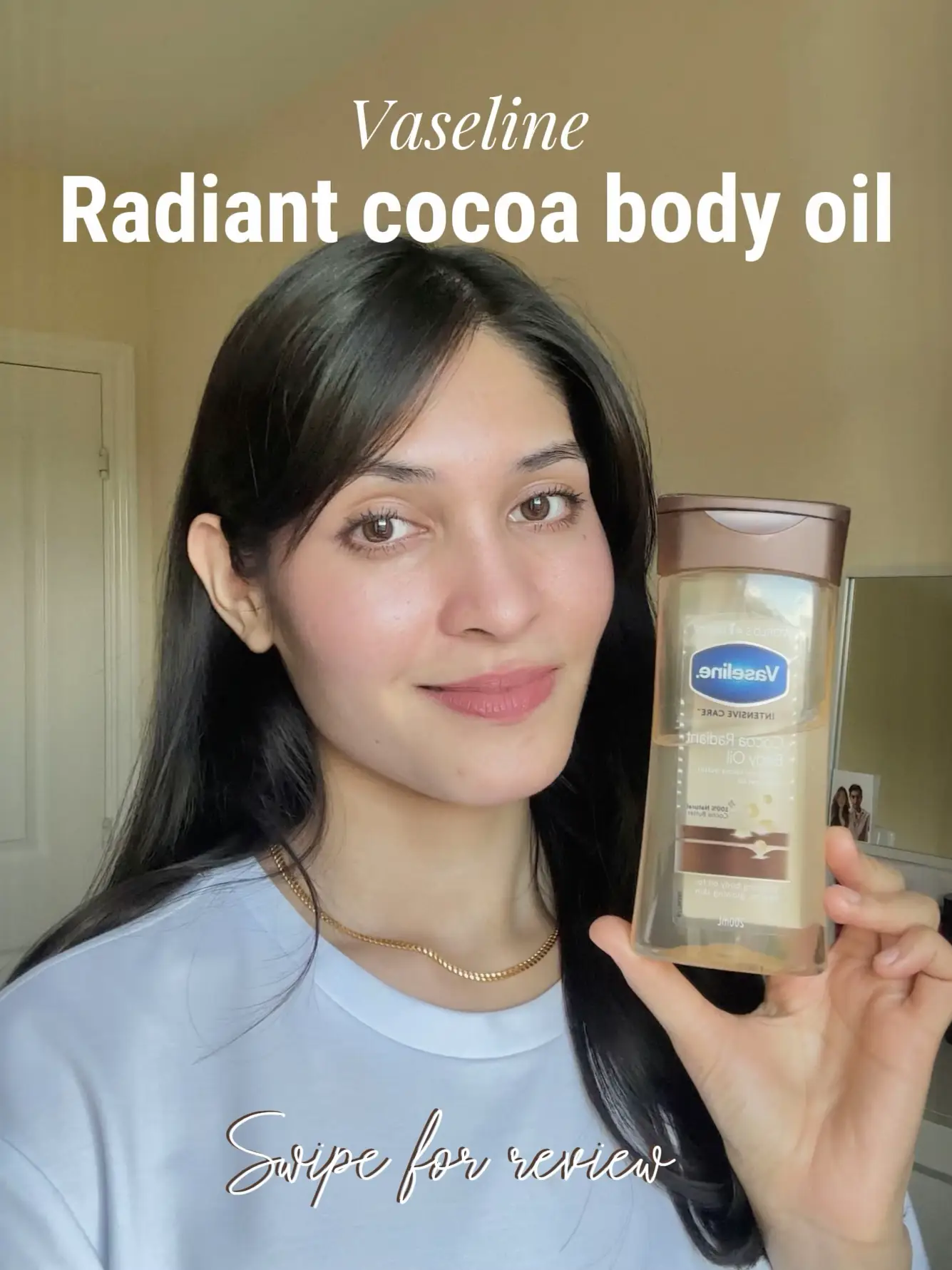 Vaseline Cocoa Radiant Body Oil Review plus how to mix and use it