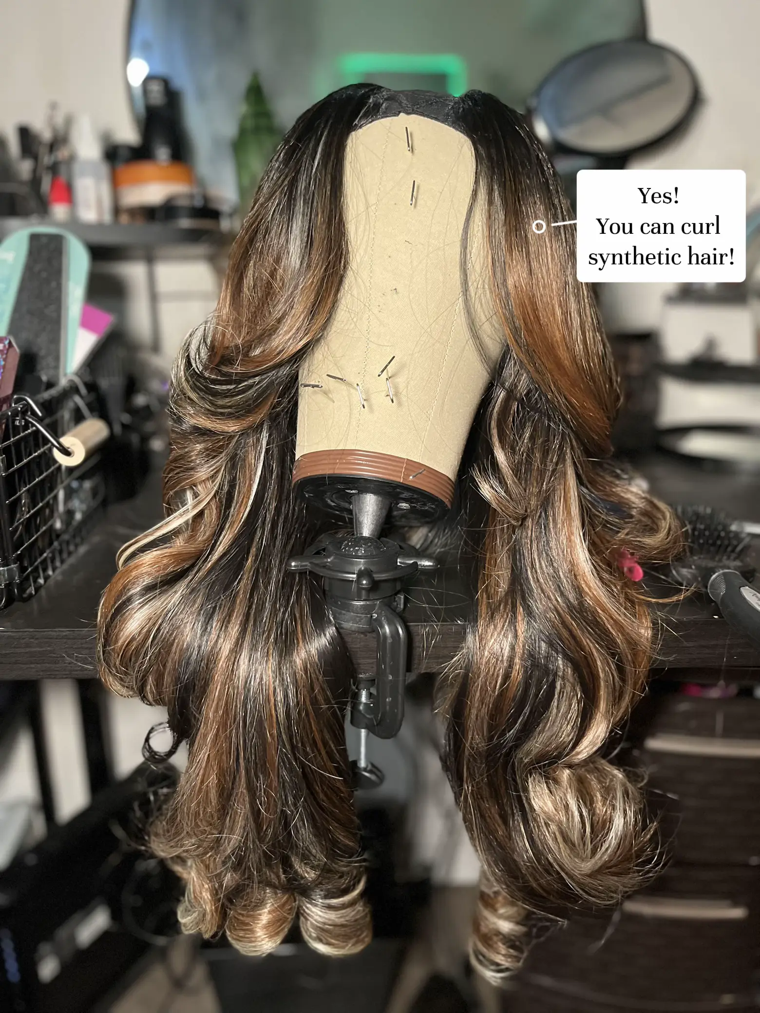 Synthetic wigs you can cheap curl