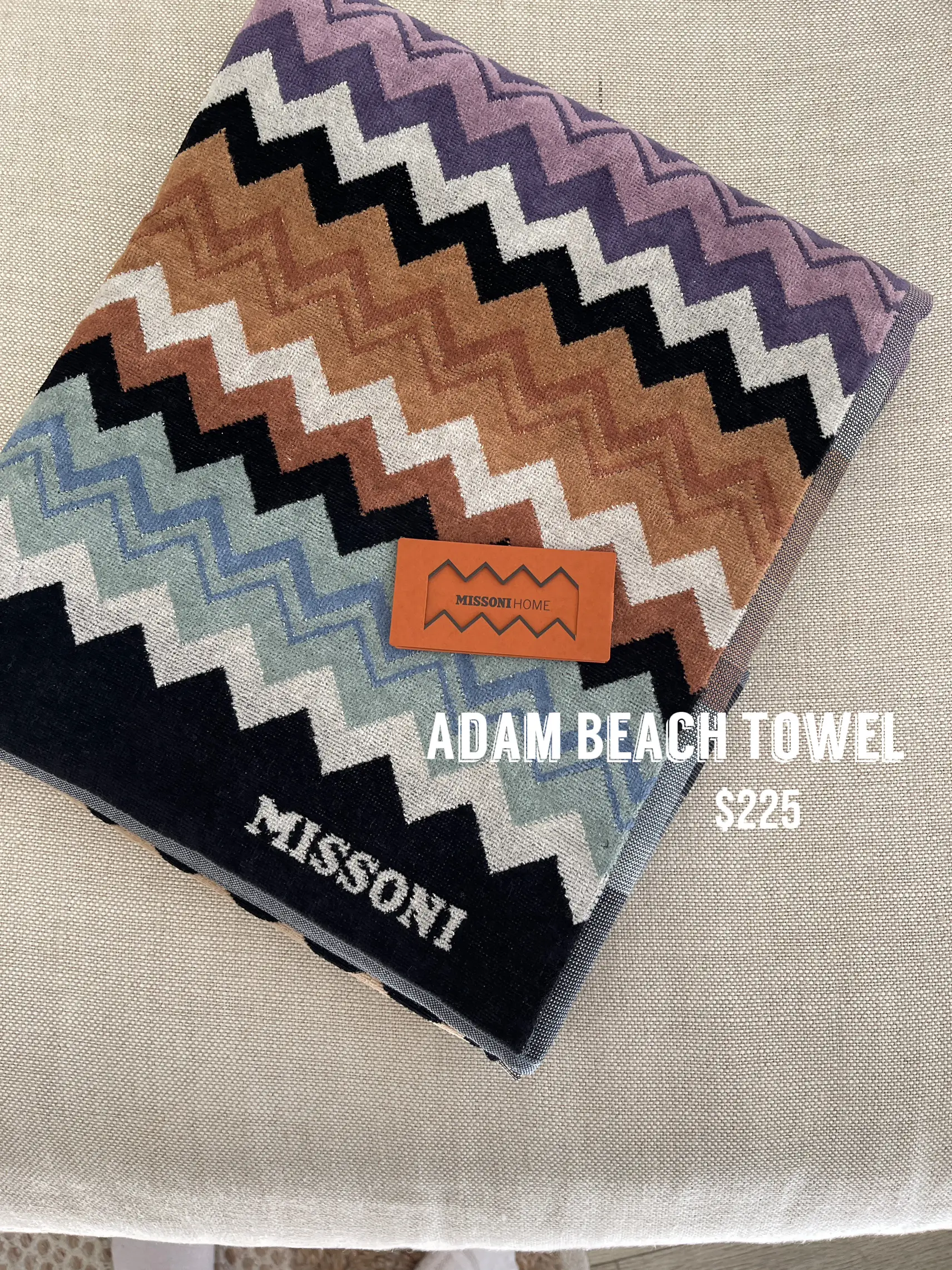 Missoni beach towel discount sale