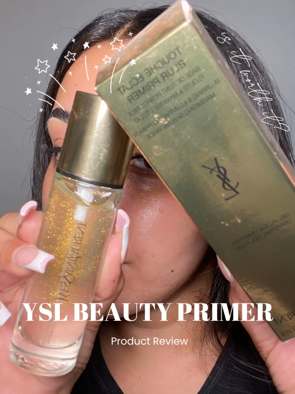 ysl primer before and after