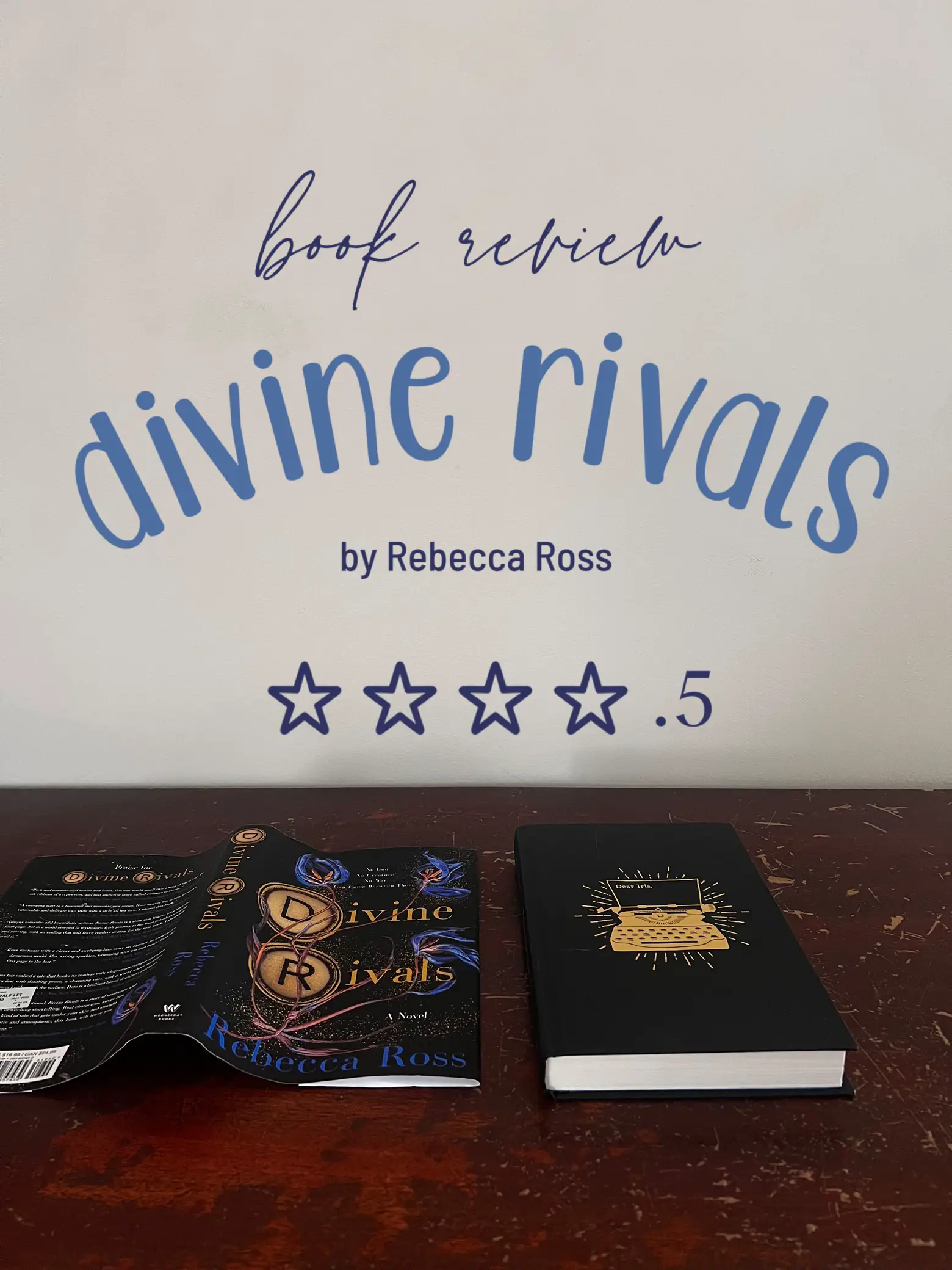 Book Review on Divine Rivals by Rebecca Ross - Lemon8 Search