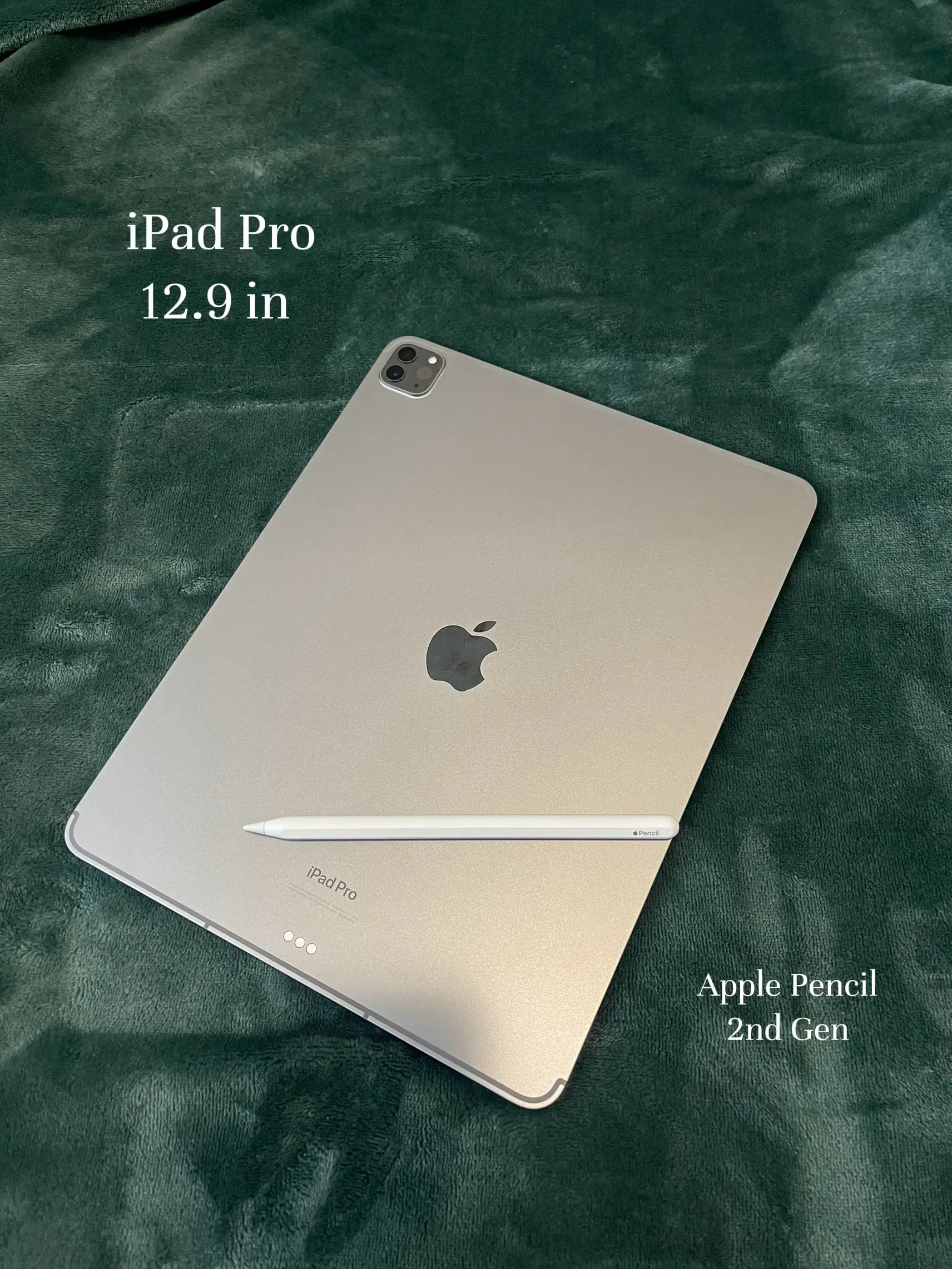 📦 m2 ipad pro 12.9 unboxing (silver) + apple pencil & accessories 💜  dream purple setup 
