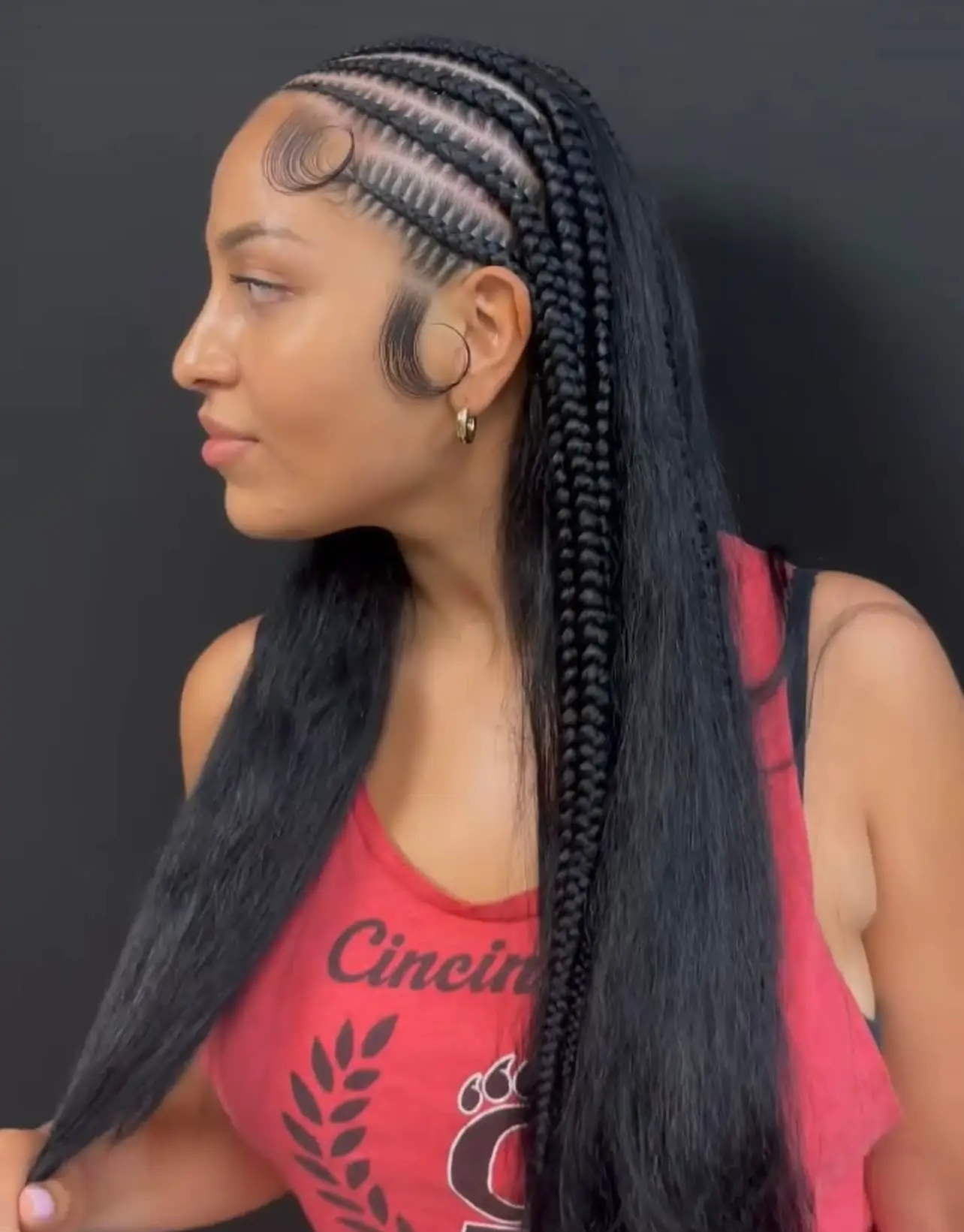 pretty.bandzz🖤 💕  Braided hairstyles for teens, Braided cornrow
