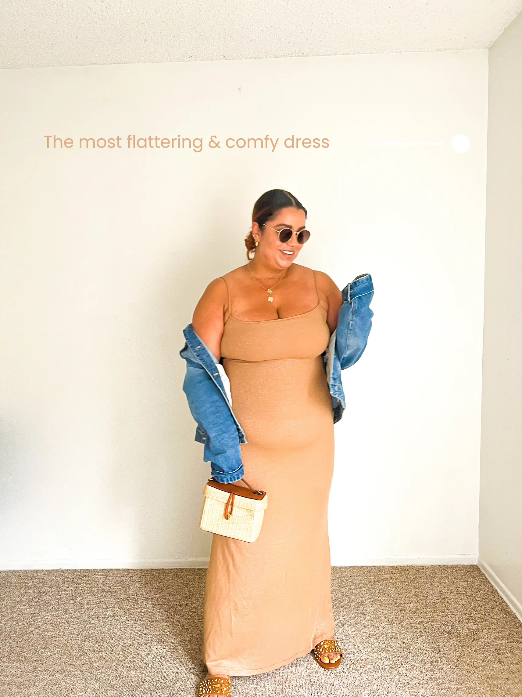 came through with the Skims dupe dress. #skimsinspired