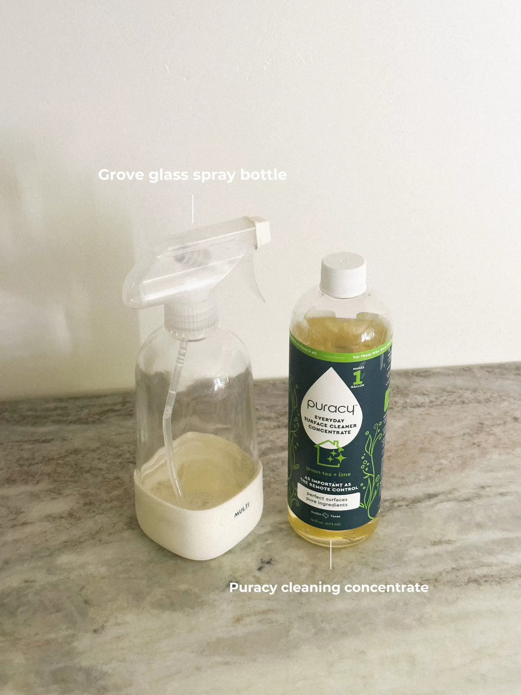 Puracy Green Tea & Lime Clean Can Surface Cleaner Starter Set