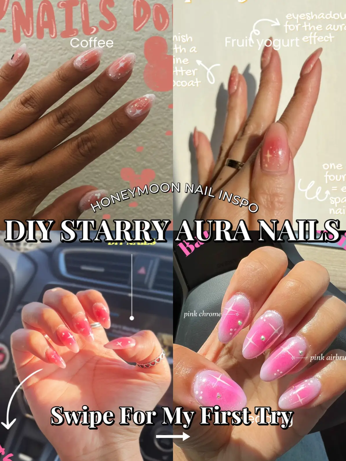 Aura Nails Starry Lemon8 Search