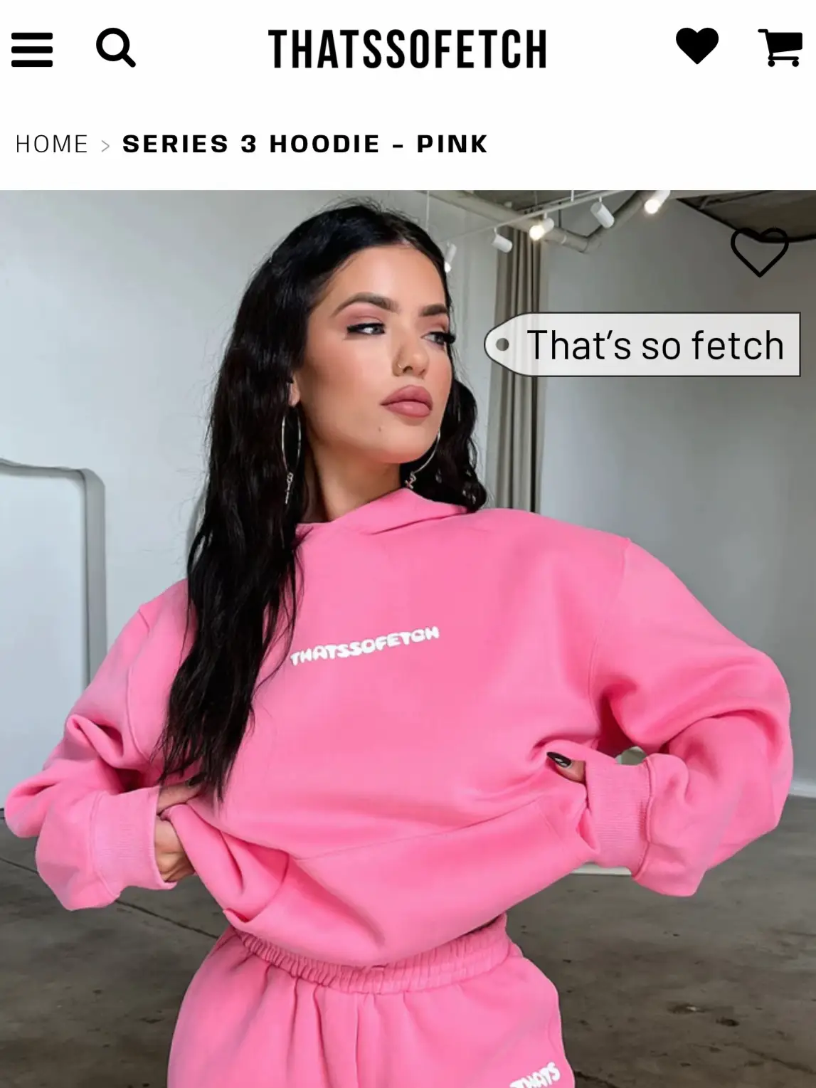 Series 2 Hoodie - Pink – Thats So Fetch US