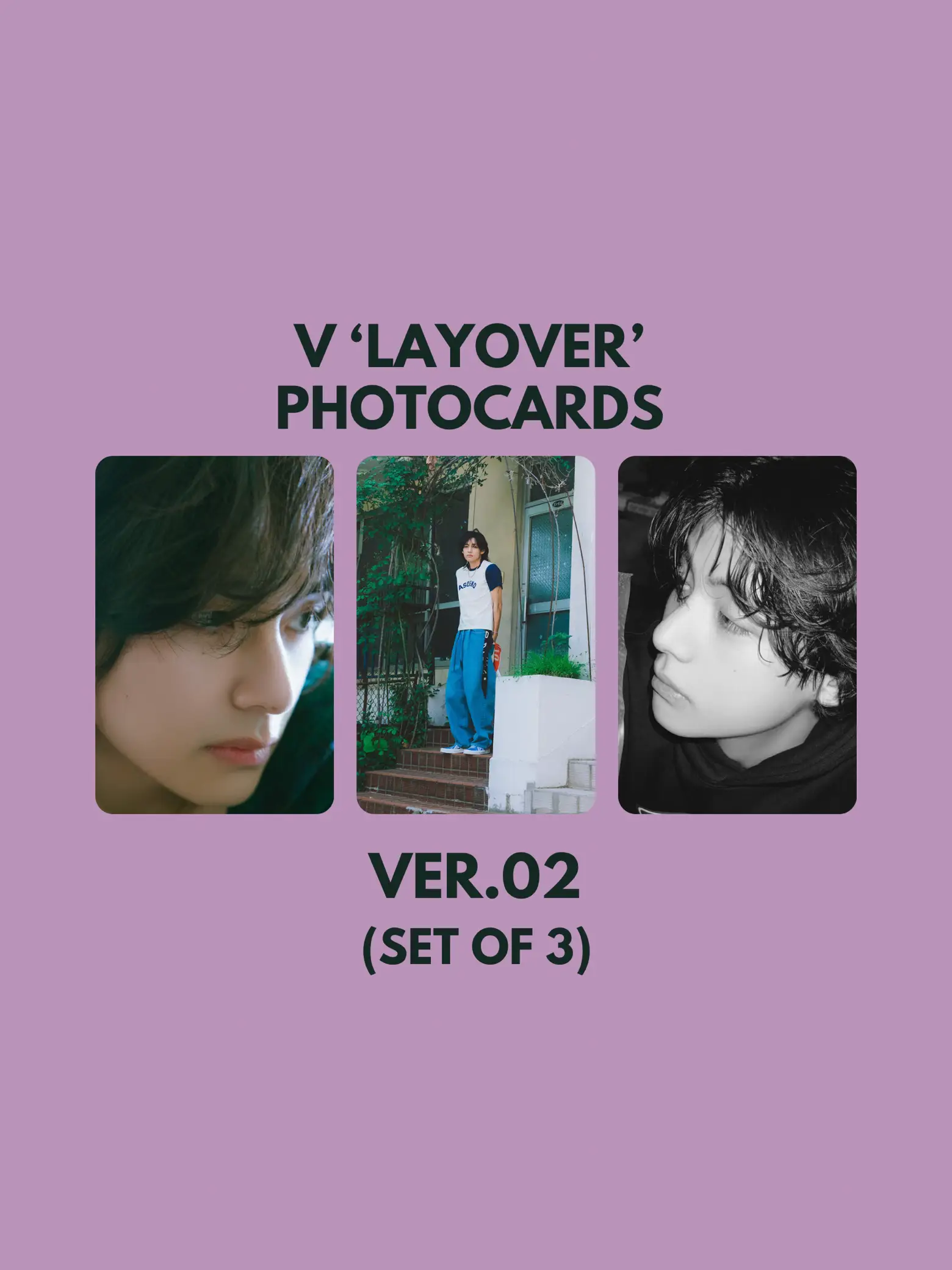 Received all my Layover by V(BTS Taehyung) albums!! : r/kpopcollections