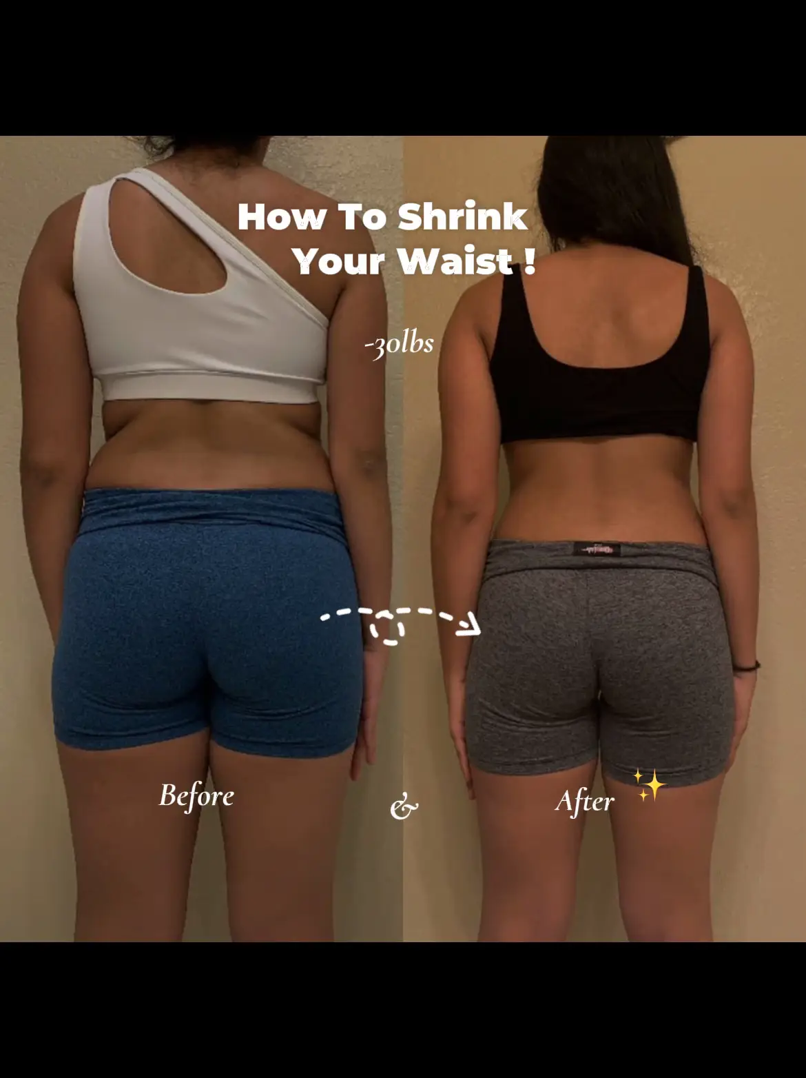 Target your bra fat and create the illusion of a smaller waist with th
