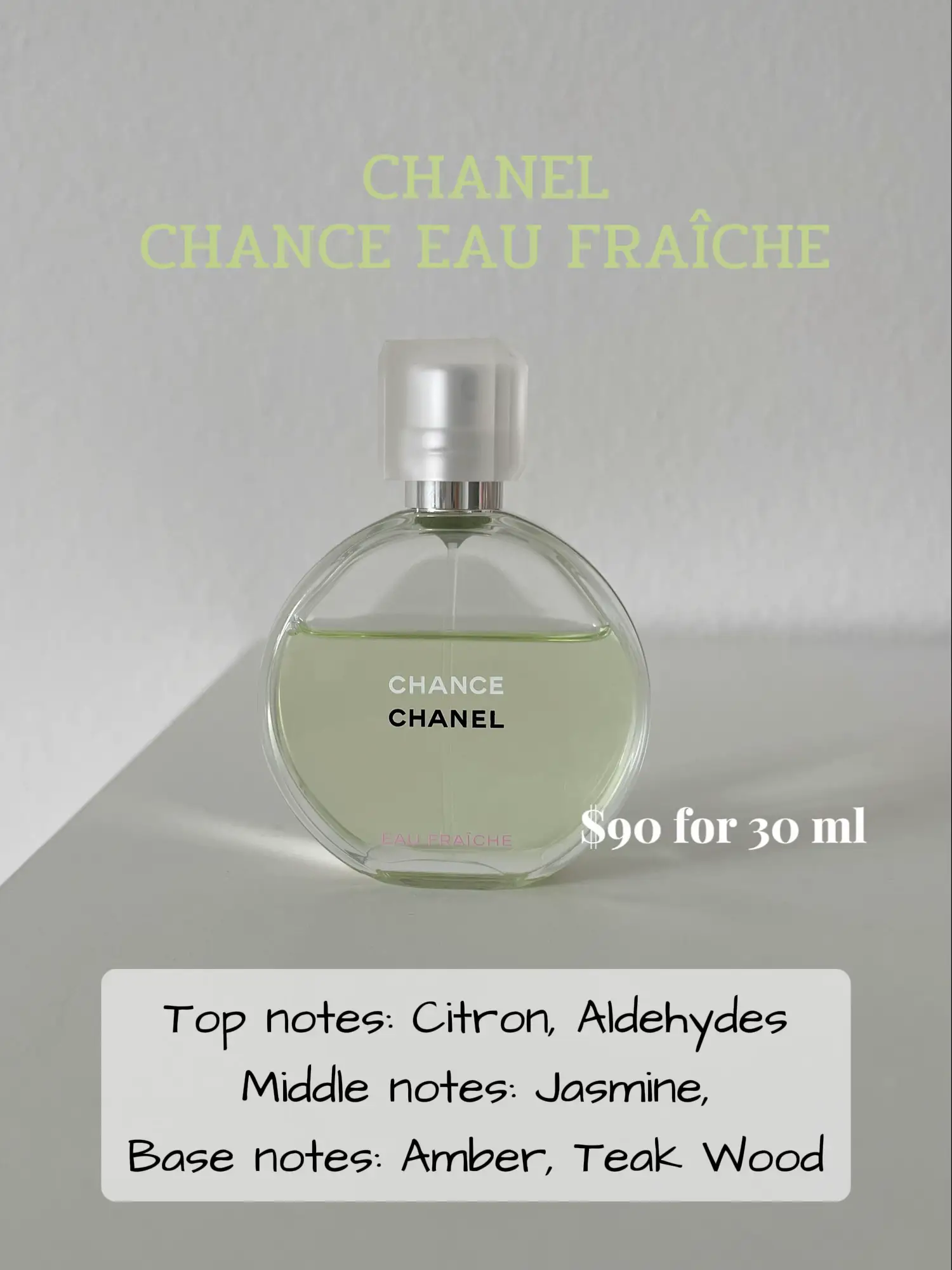 Embracing Freshness: A Detailed Review of Chanel's Chance Eau Fraiche