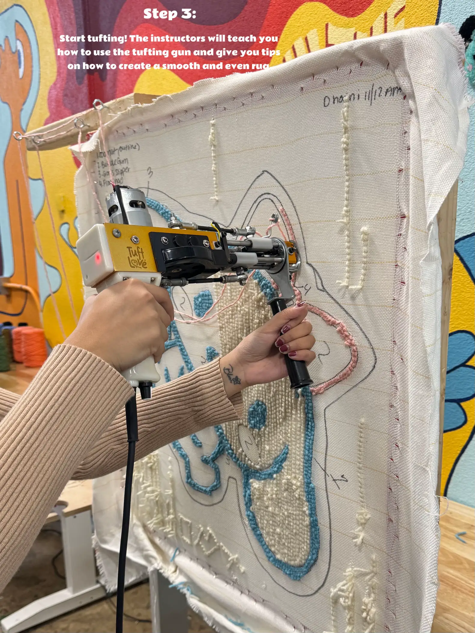 Online Course - Tufting-Gun Tapestry with Felt and Embroidery