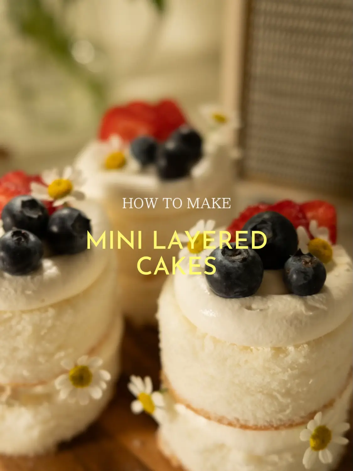 The cutest little mini cakes! | Video published by McKenna Barry ...