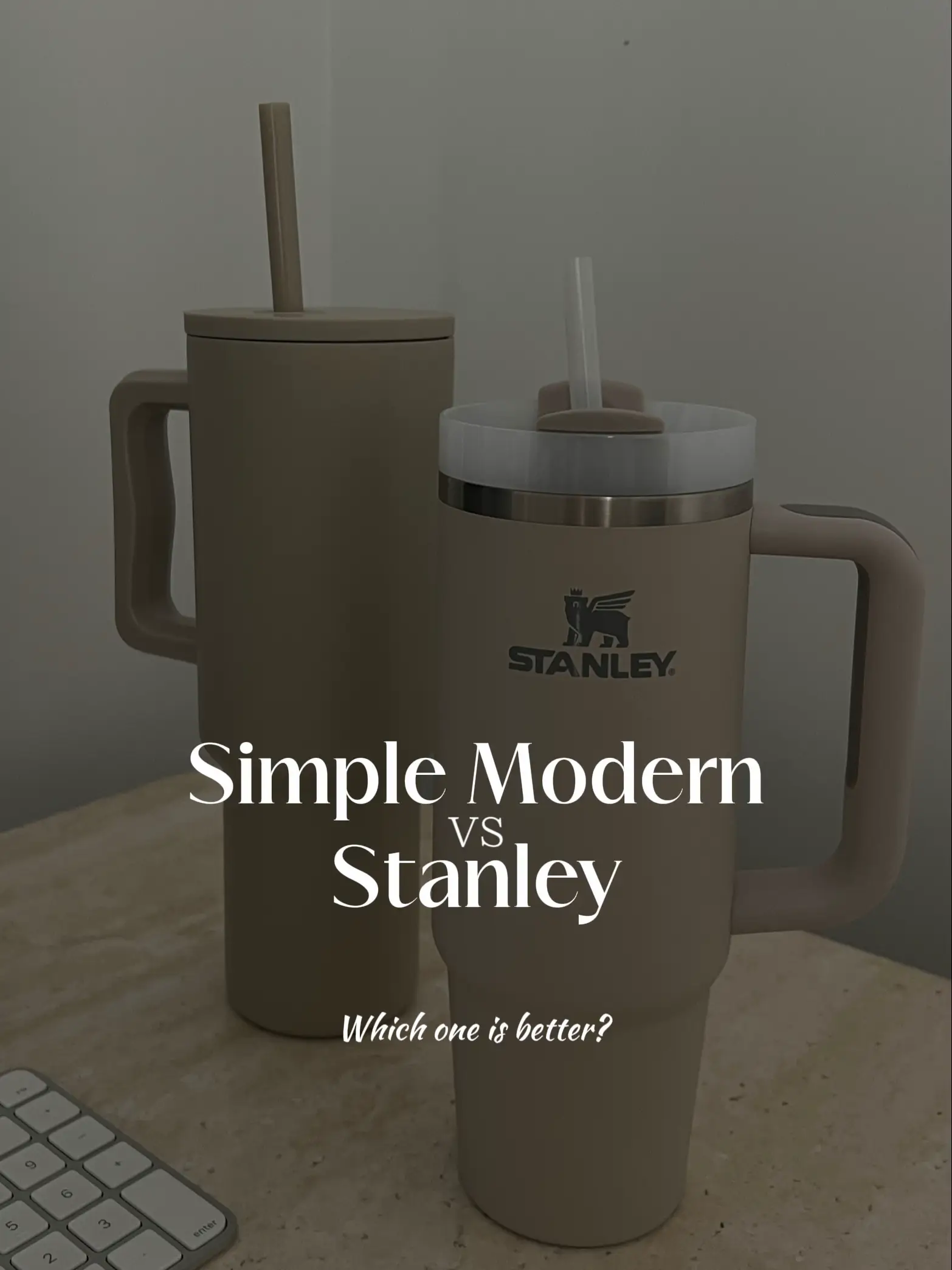 Stanley Quencher Tumbler vs. Simple Modern Tumbler