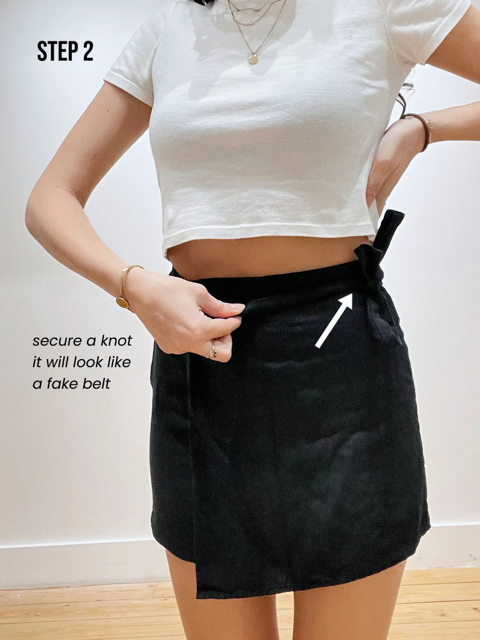 STOP BUNCHING YOUR SWEATER INTO YOUR BRA OR BELT TO CROP TOP