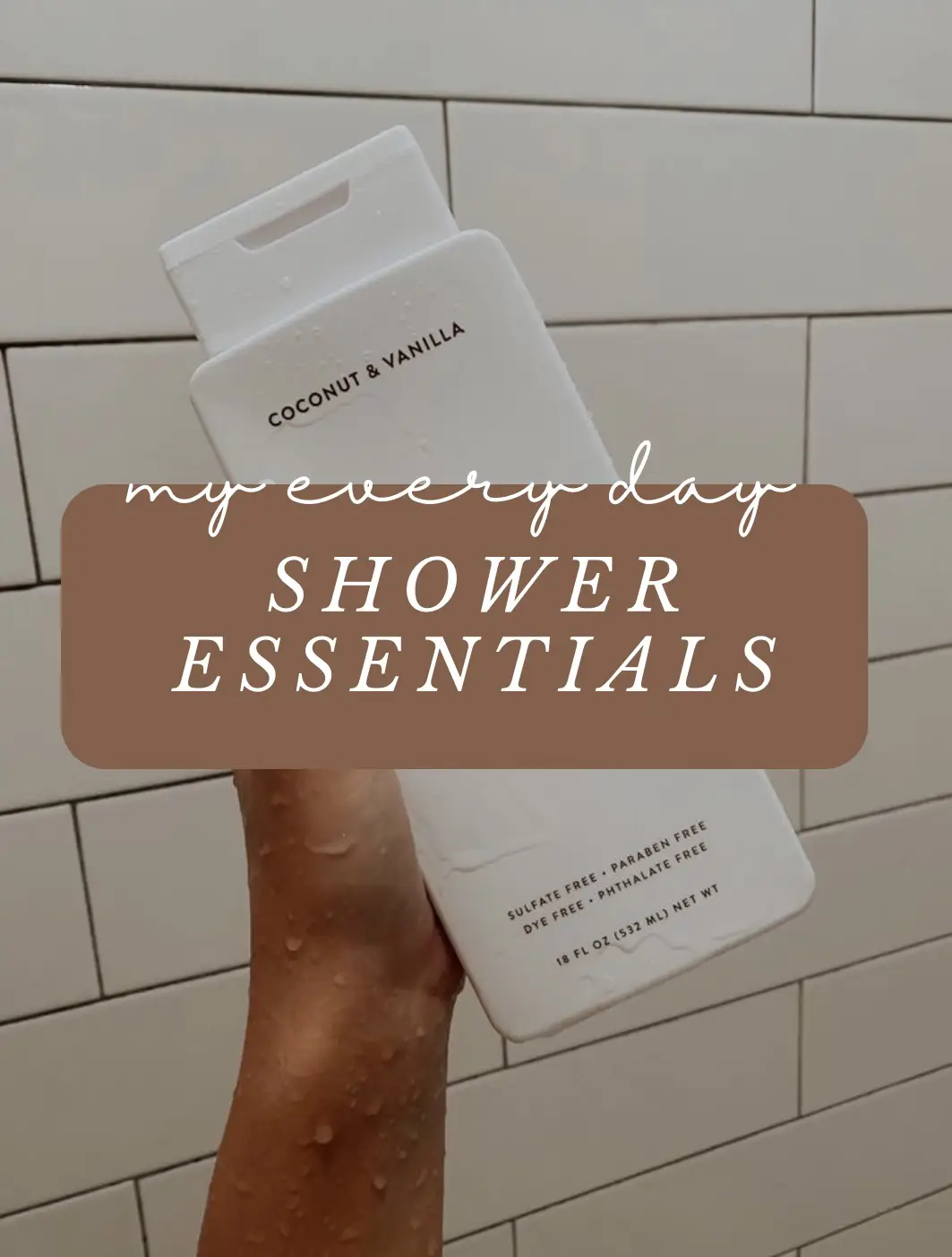 My Everything-Shower essentials 🧼🛁🫧