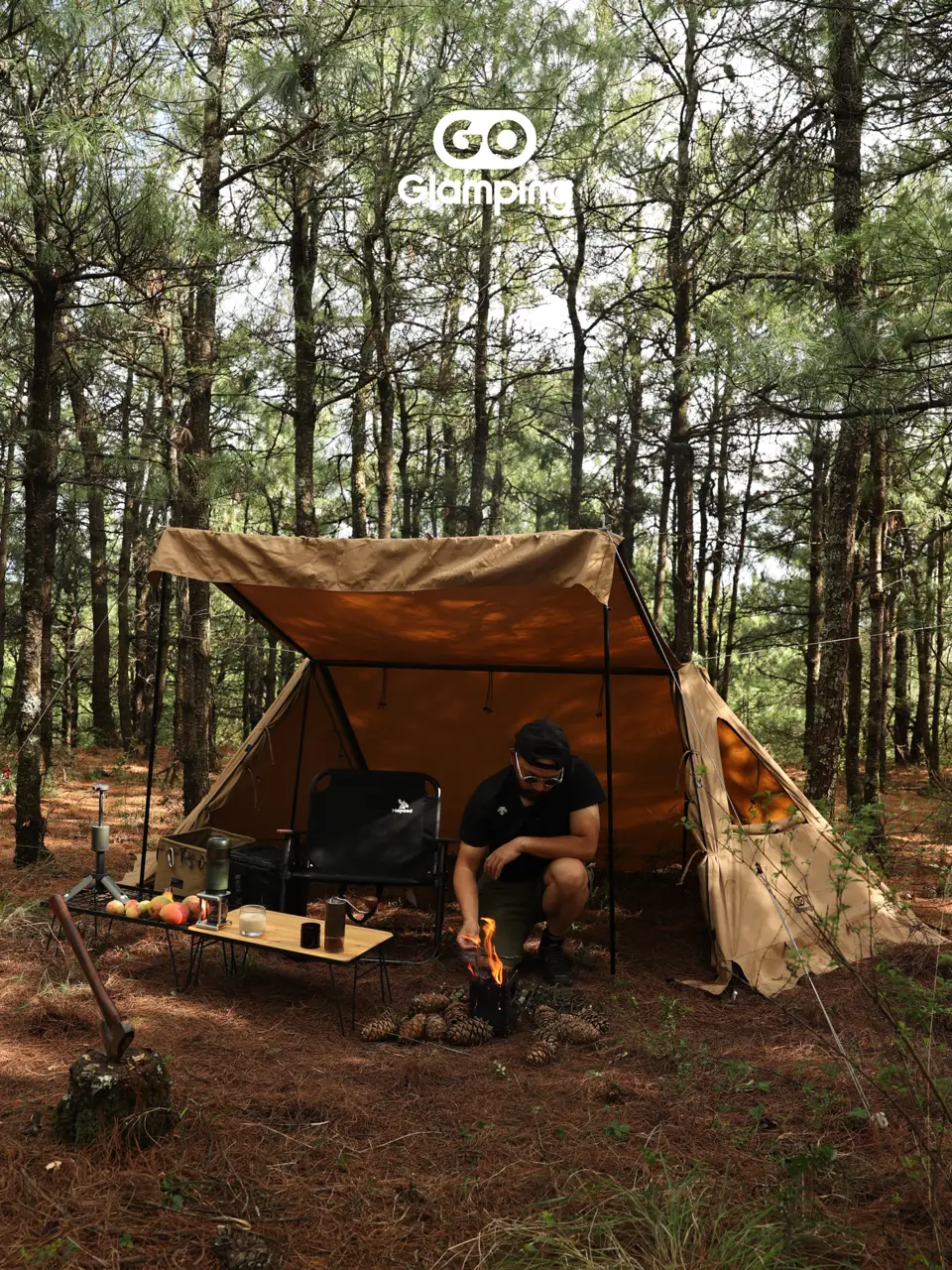 G・G PUP 2.0パップテント5点セット ブラック GOGlamping-