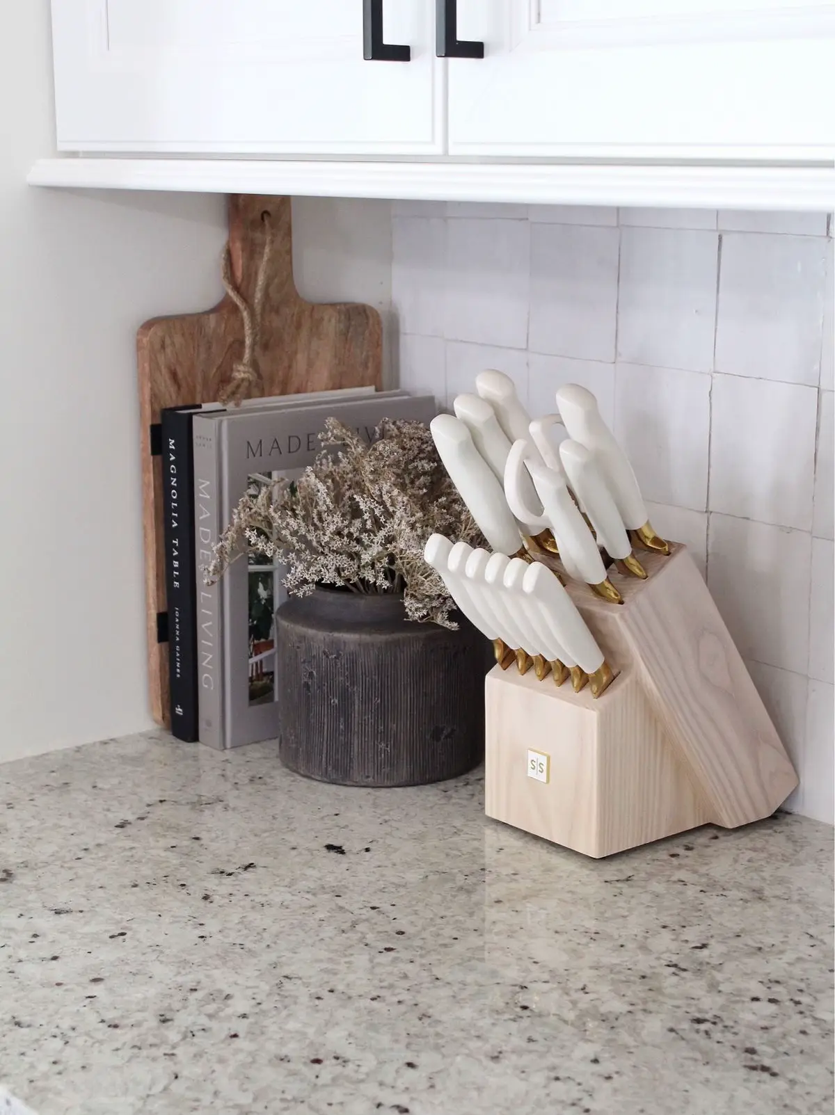 Parker Brass and Wood Shelf - Magnolia  Brass kitchen hardware, Brass  shelving, Wood shelves