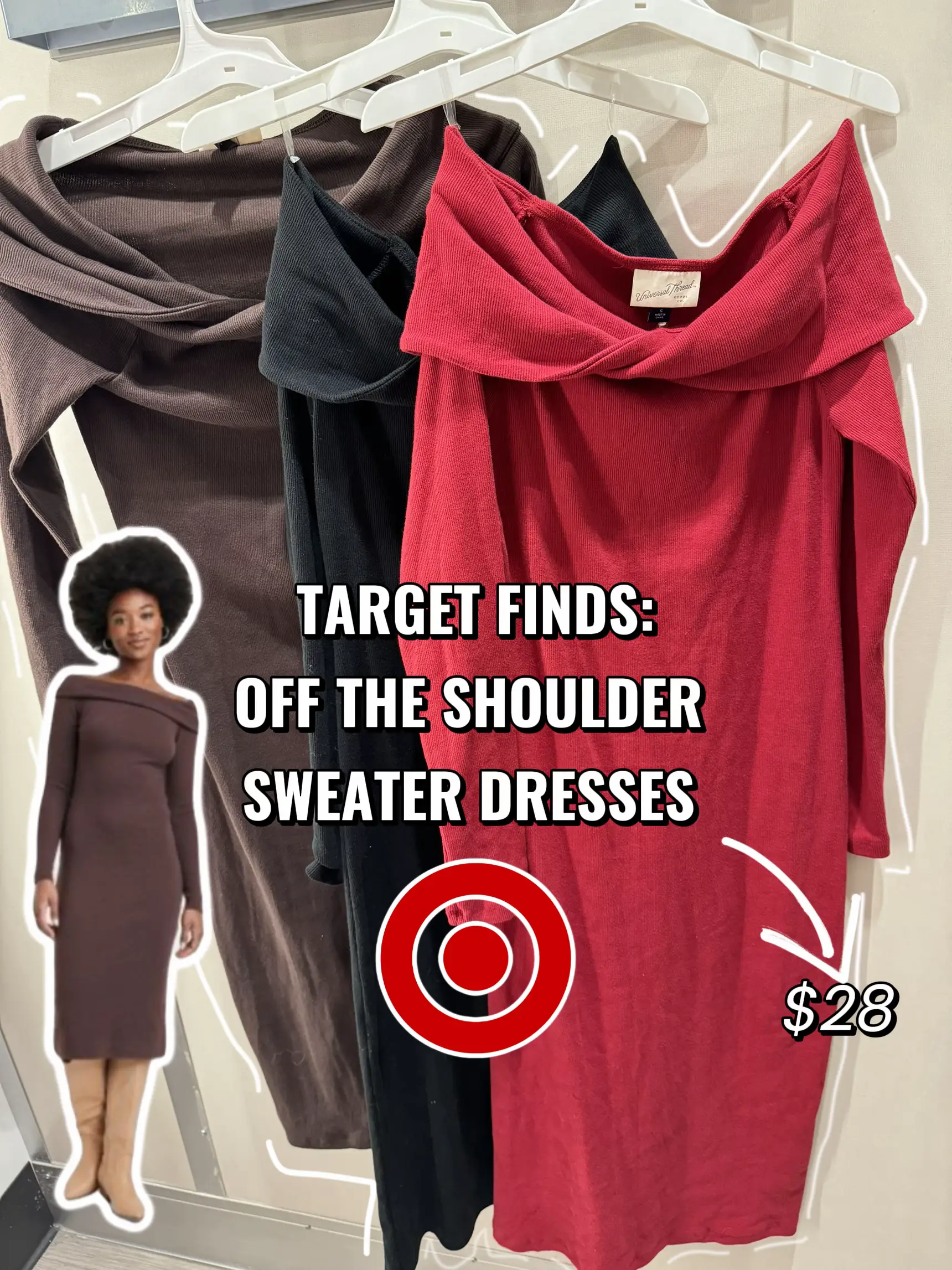 Off the shoulder online sweater target