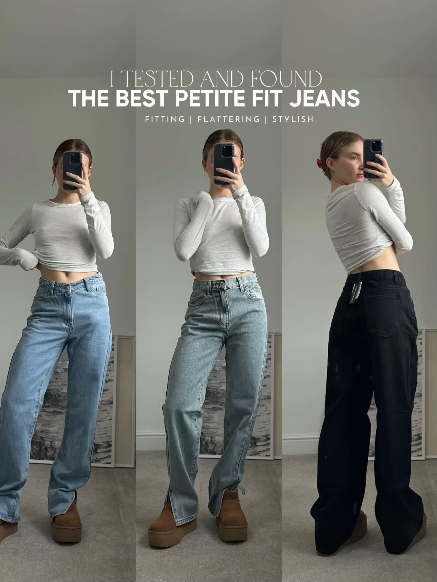 I did a PrettyLittleThing jean haul for my curvy girls - they all