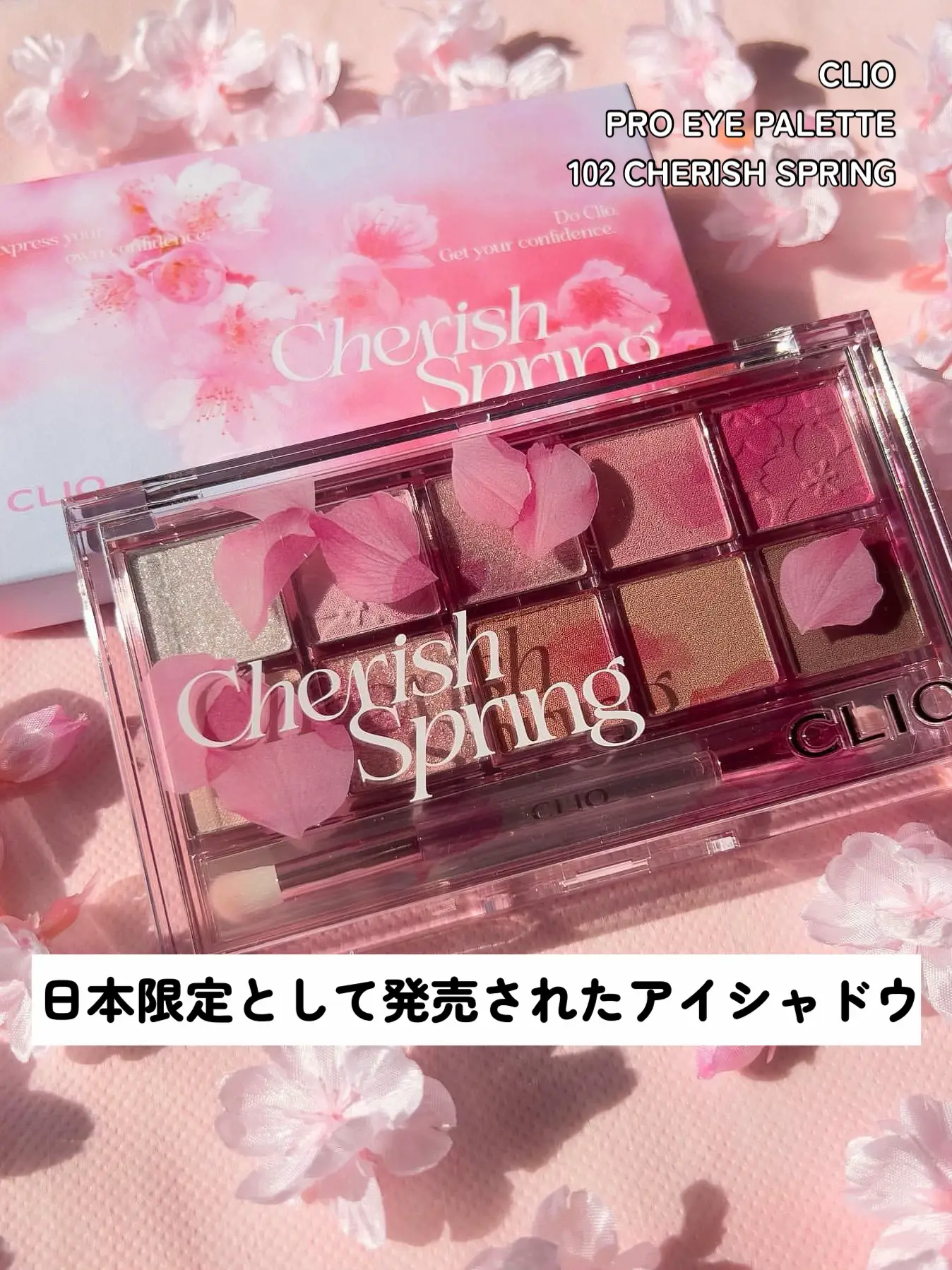 CLIO プロアイパレット 102 cherish spring 日本限定色 - メイクアップ