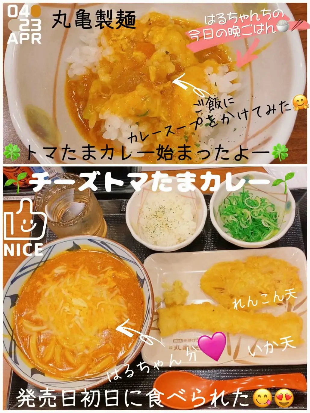 はるちゃんちの2024/04/23の晩ごはん🍚🥢トマたまカレー始まりました❣️ | はるちゃんが投稿したフォトブック | Lemon8