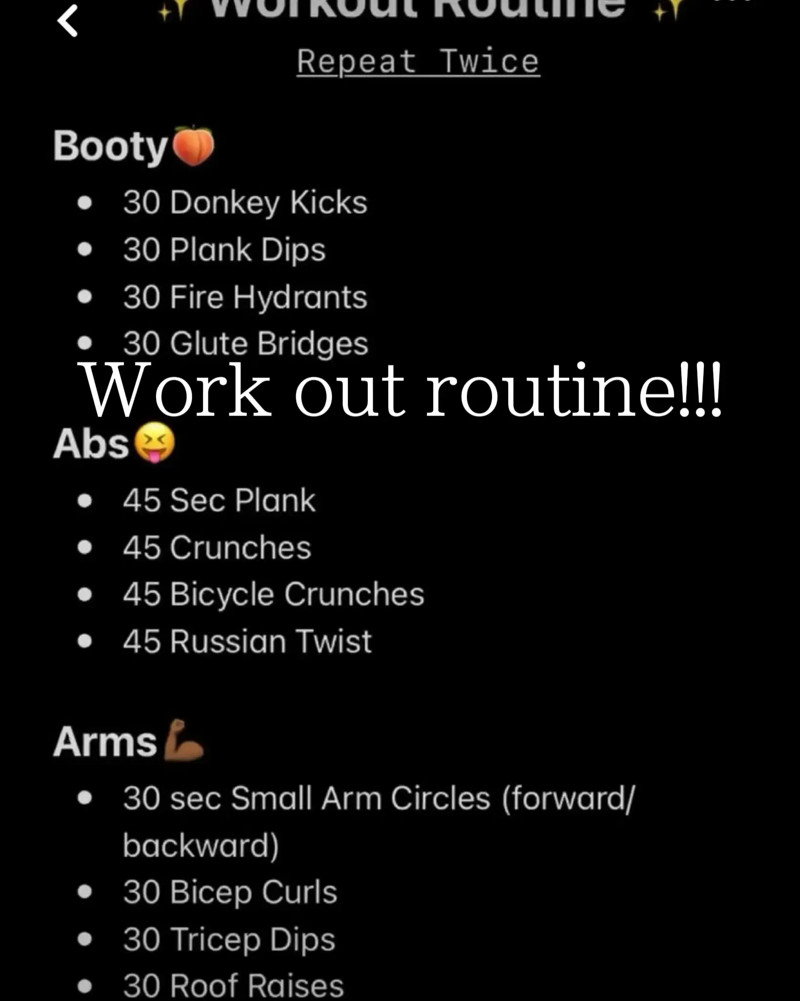 Workout routine Gallery posted by Kaykay Lemon8