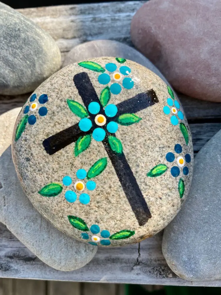 Christian painted rock ideas Gallery posted by brooklyn Lemon8