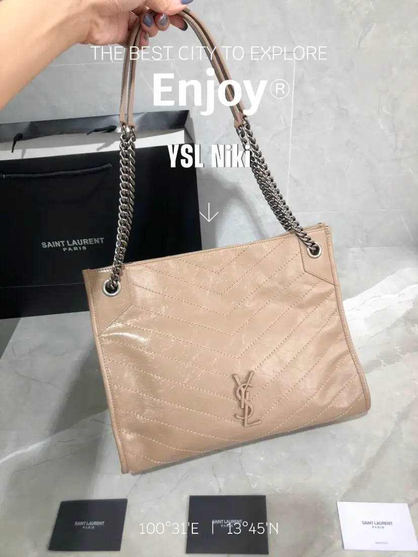 YSL NIKI BAG REVIEW  1 YEAR WEAR & TEAR 