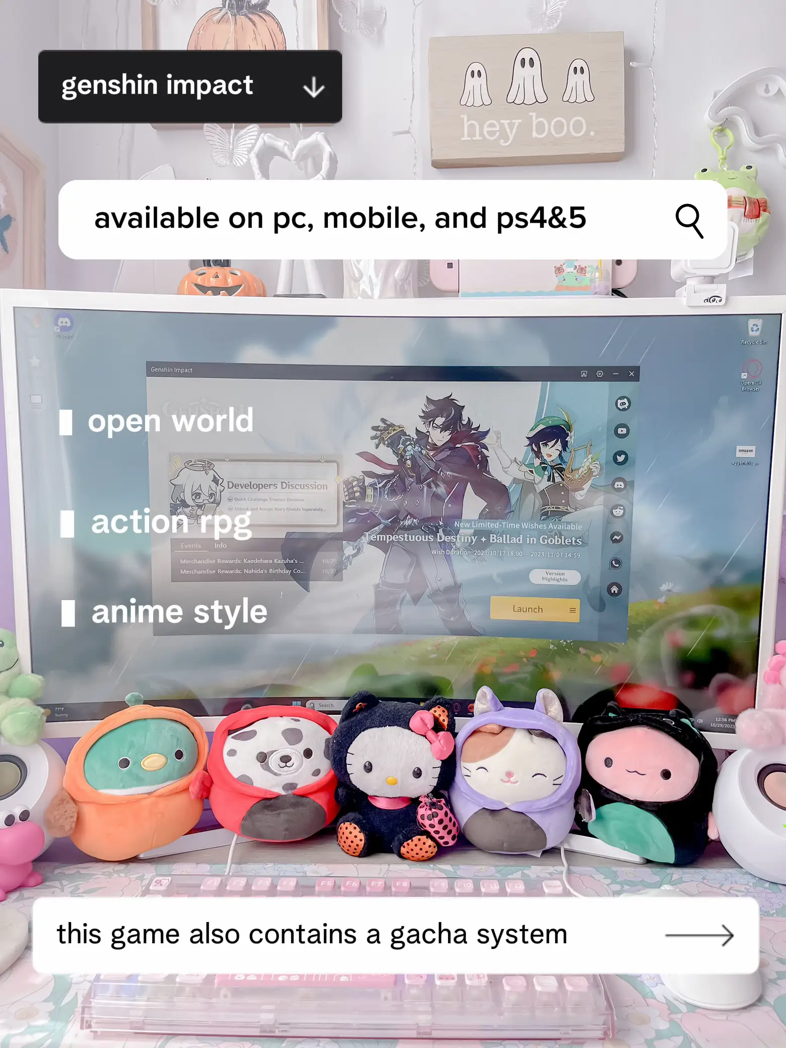  A screen showing a game with a gacha system