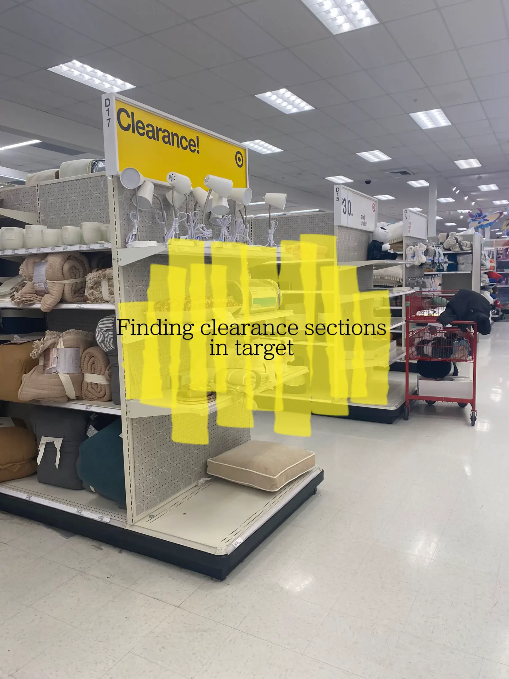 Finding clearance sections in target, Gallery posted by Phoebe Timmins
