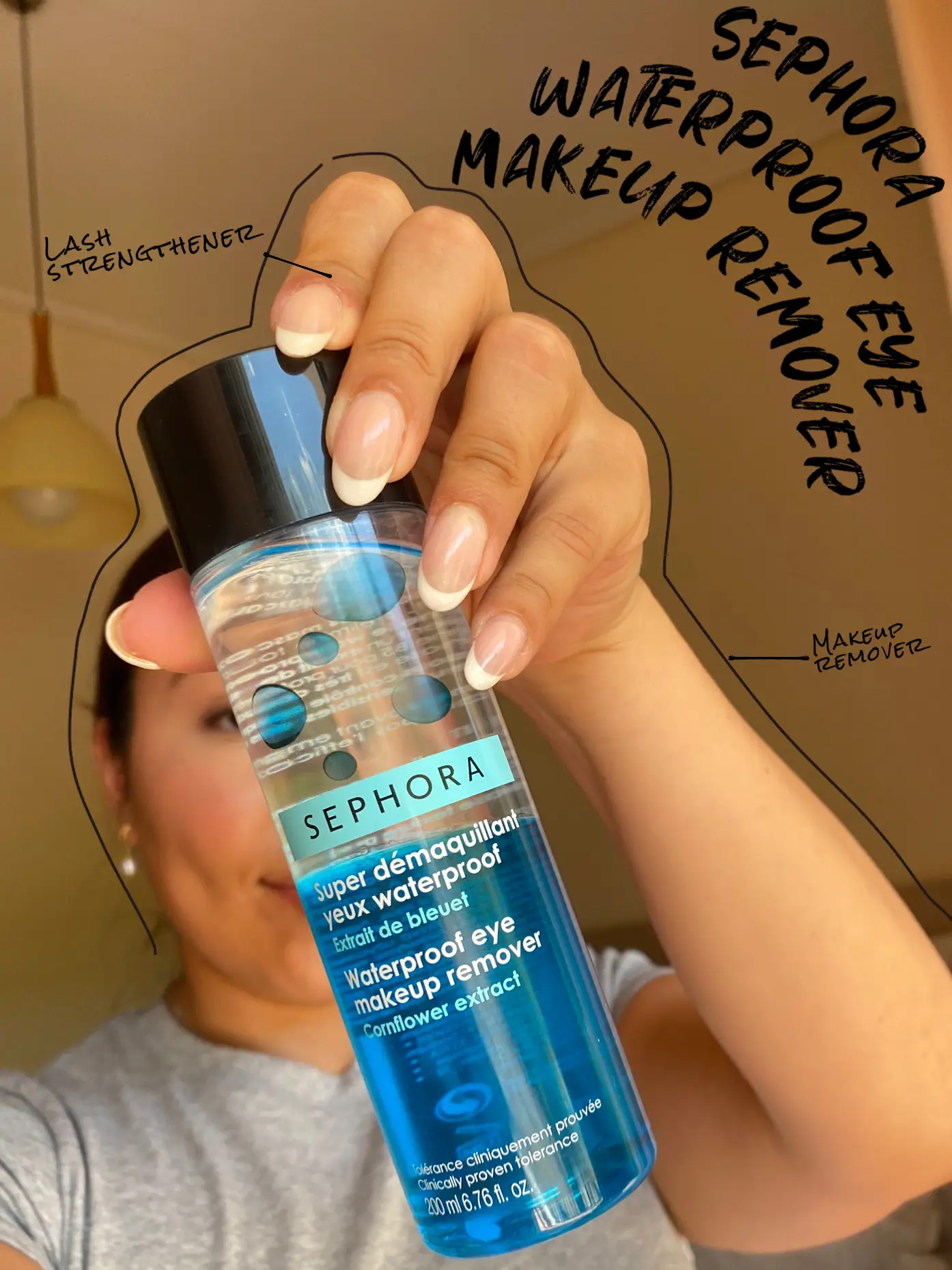 Super démaquillant yeux waterproof - Extrait de bleuet de SEPHORA