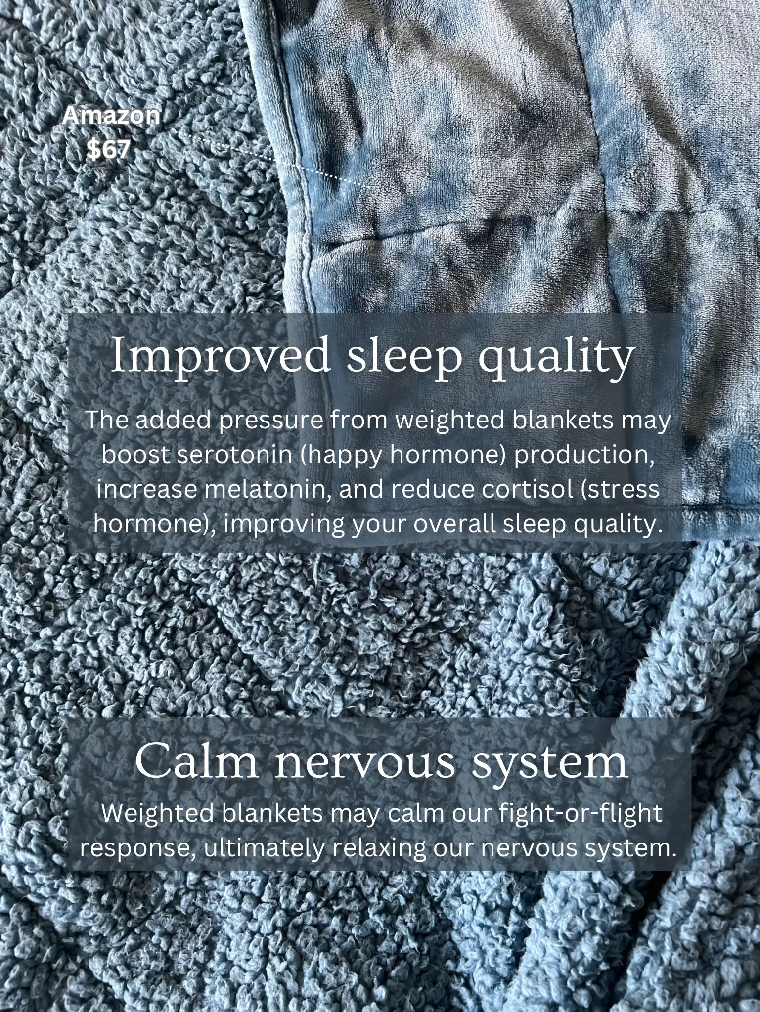 Why I’m obsessed with my weighted blanket 😍 แกลเลอรีที่โพสต์โดย