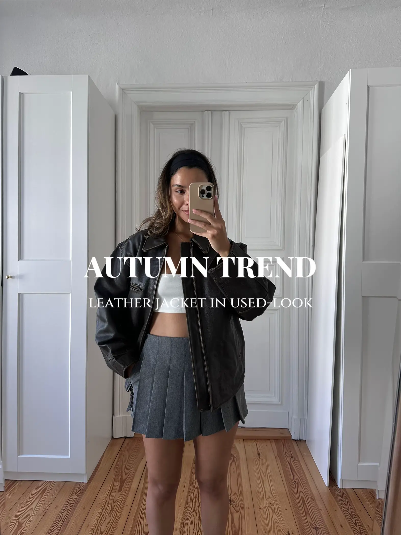 | Gallery | Lemon8 posted - by Autumn Bella Trend Emar jacket Leather