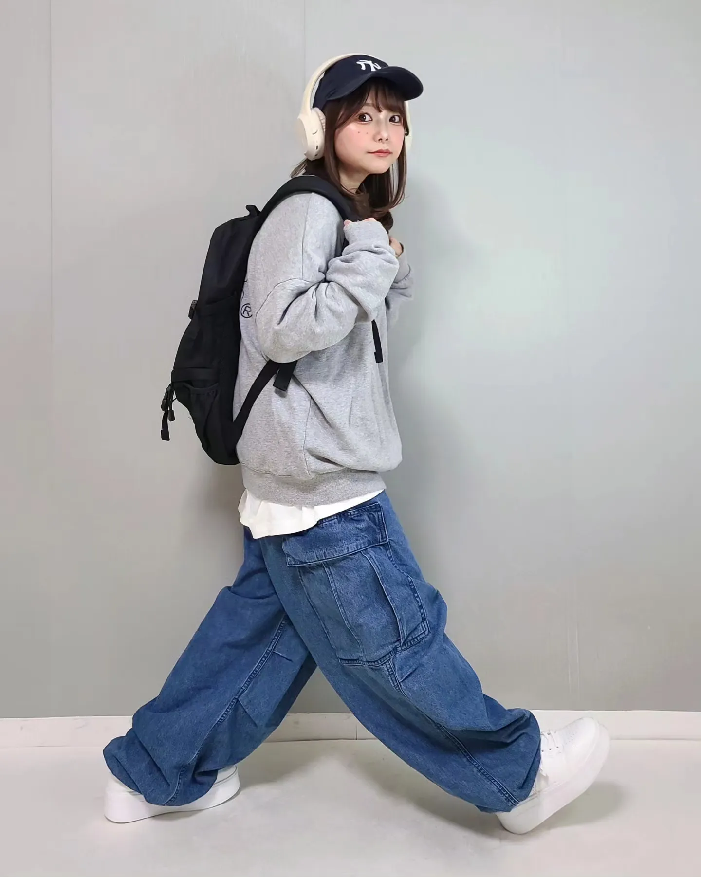 今年はデニムがくる!👖GUデニムスーパーワイドカーゴパンツでトレンド