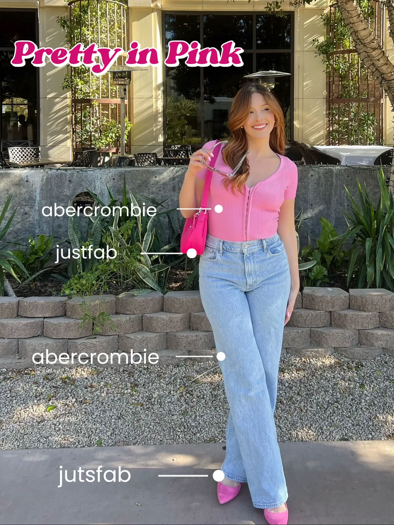 How to Wear Pink Jeans - Straight A Style